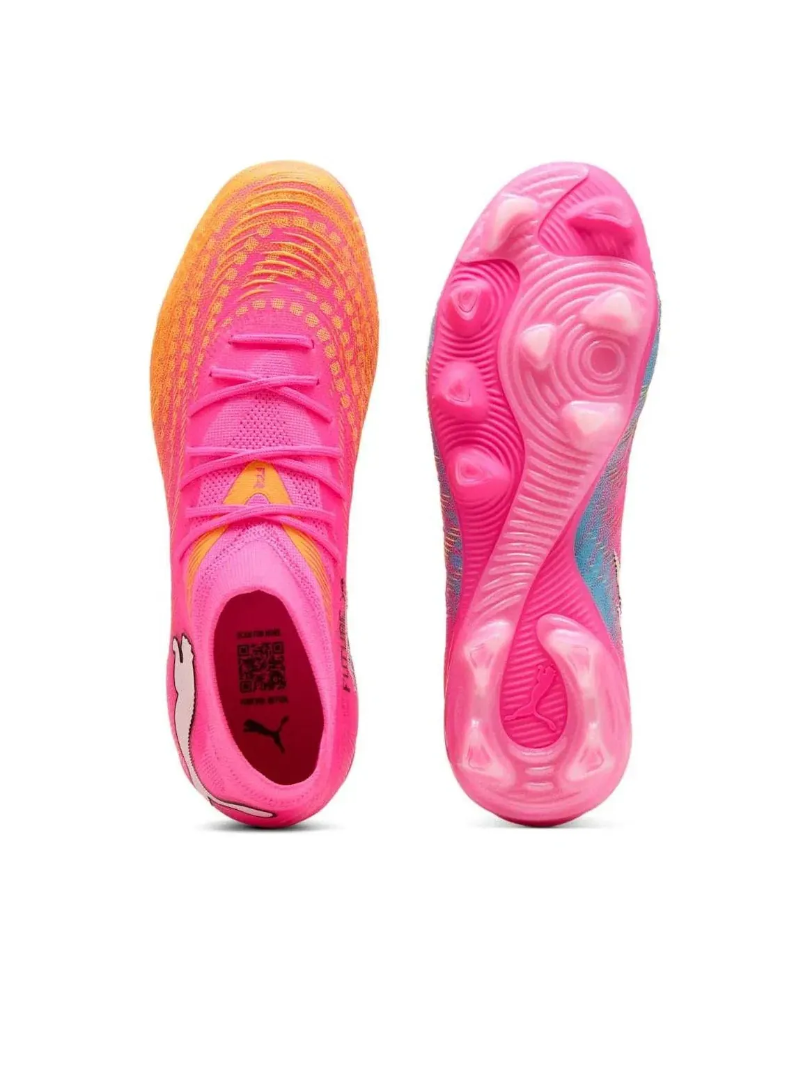 Кроссовки PUMA Future 9 Match Fusion FG/AG 'Poison Pink Sun Stream' 108718-05 — изображение 5 из 6, розовый