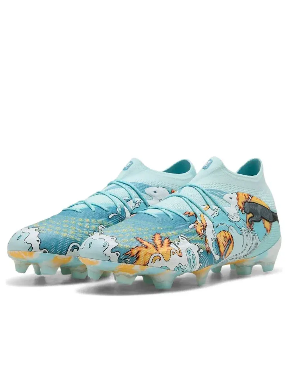 Кроссовки PUMA Future 9 Ultimate Ca La FG 'Light Aqua Aqua Team Aqua' 108955-01 — изображение 2 из 6, синий