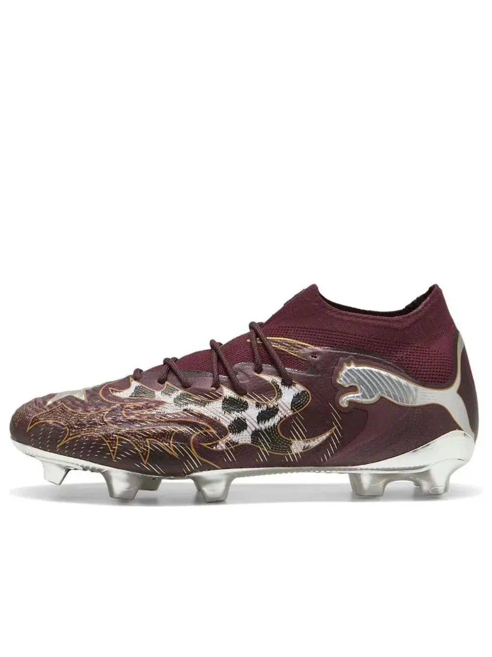 Кроссовки PUMA Future 9 Ultimate Ca Dal FG 'Aubergine Dark Chocolate Archive Gold' 109061-01 — изображение 1 из 6, коричневый
