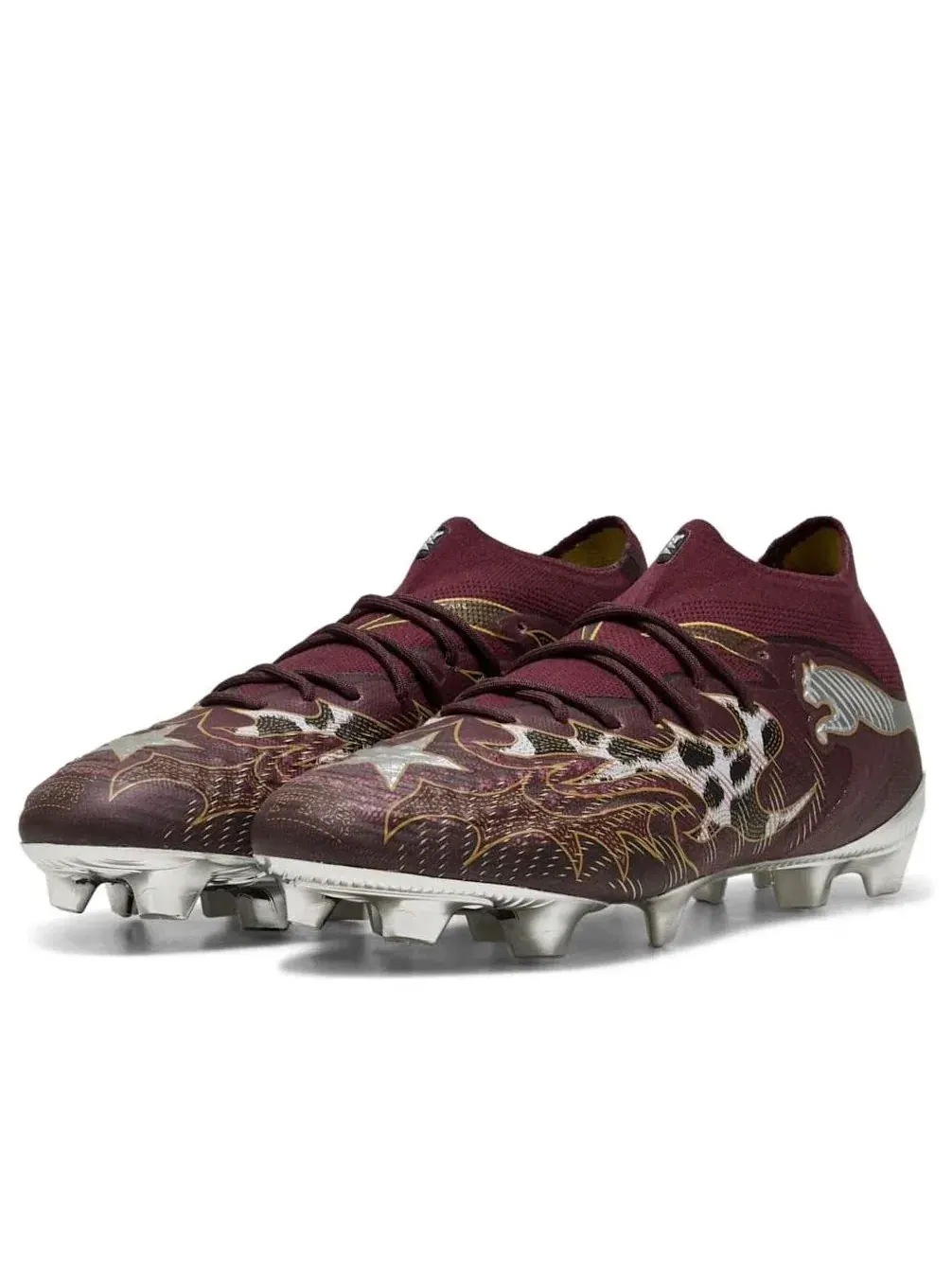 Кроссовки PUMA Future 9 Ultimate Ca Dal FG 'Aubergine Dark Chocolate Archive Gold' 109061-01 — изображение 2 из 6, коричневый