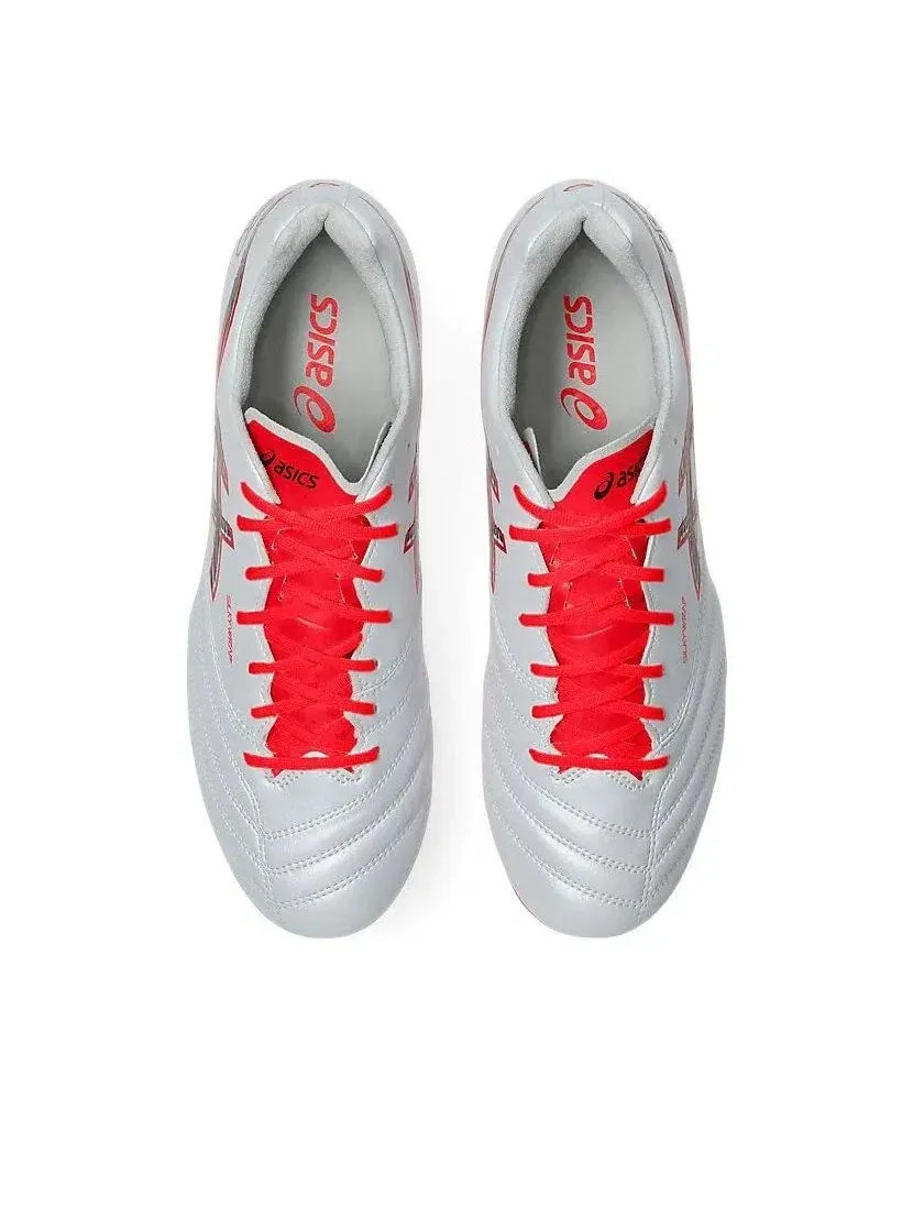 Мужские бутсы для футбола на шнуровке с кожаным верхом ASICS DS Light X-Fly Pro 3 — изображение 6 из 7, белый