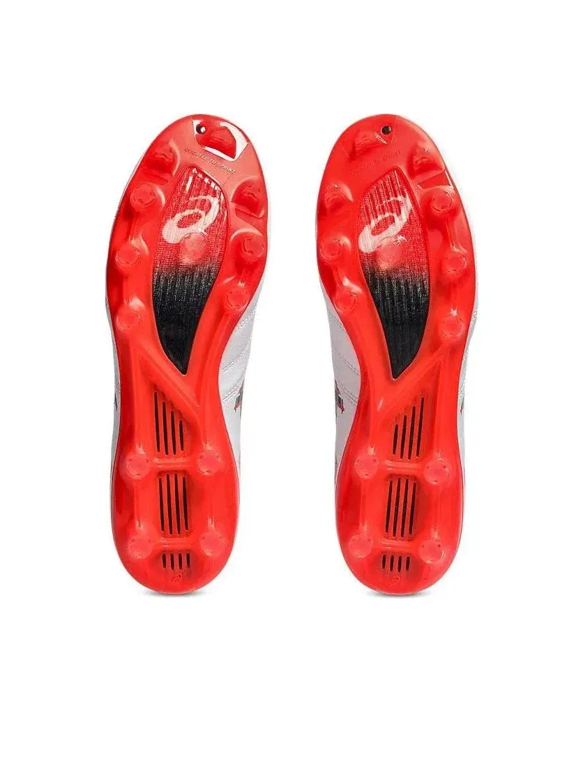 Мужские бутсы для футбола на шнуровке с кожаным верхом ASICS DS Light X-Fly Pro 3 — изображение 7 из 7, белый
