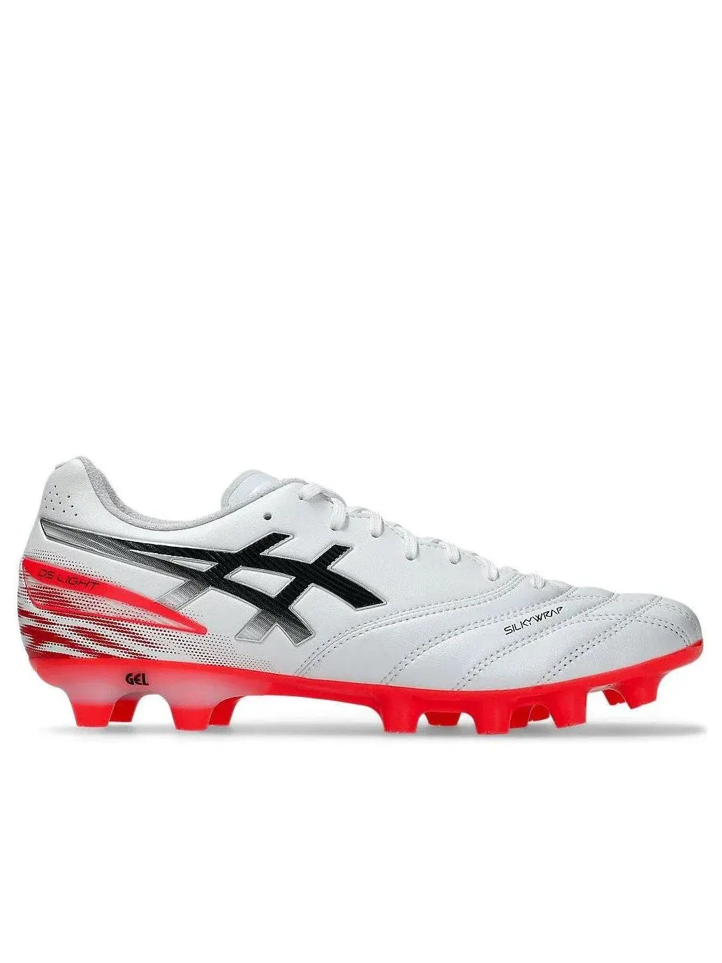 Мужские бутсы для футбола с кожаным верхом ASICS DS Light Pro — изображение 3 из 7, белый
