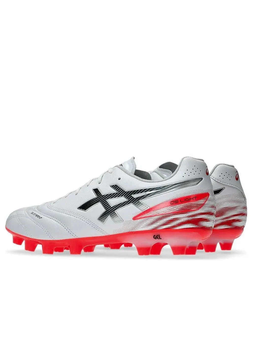Мужские бутсы для футбола с кожаным верхом ASICS DS Light Pro — изображение 4 из 7, белый