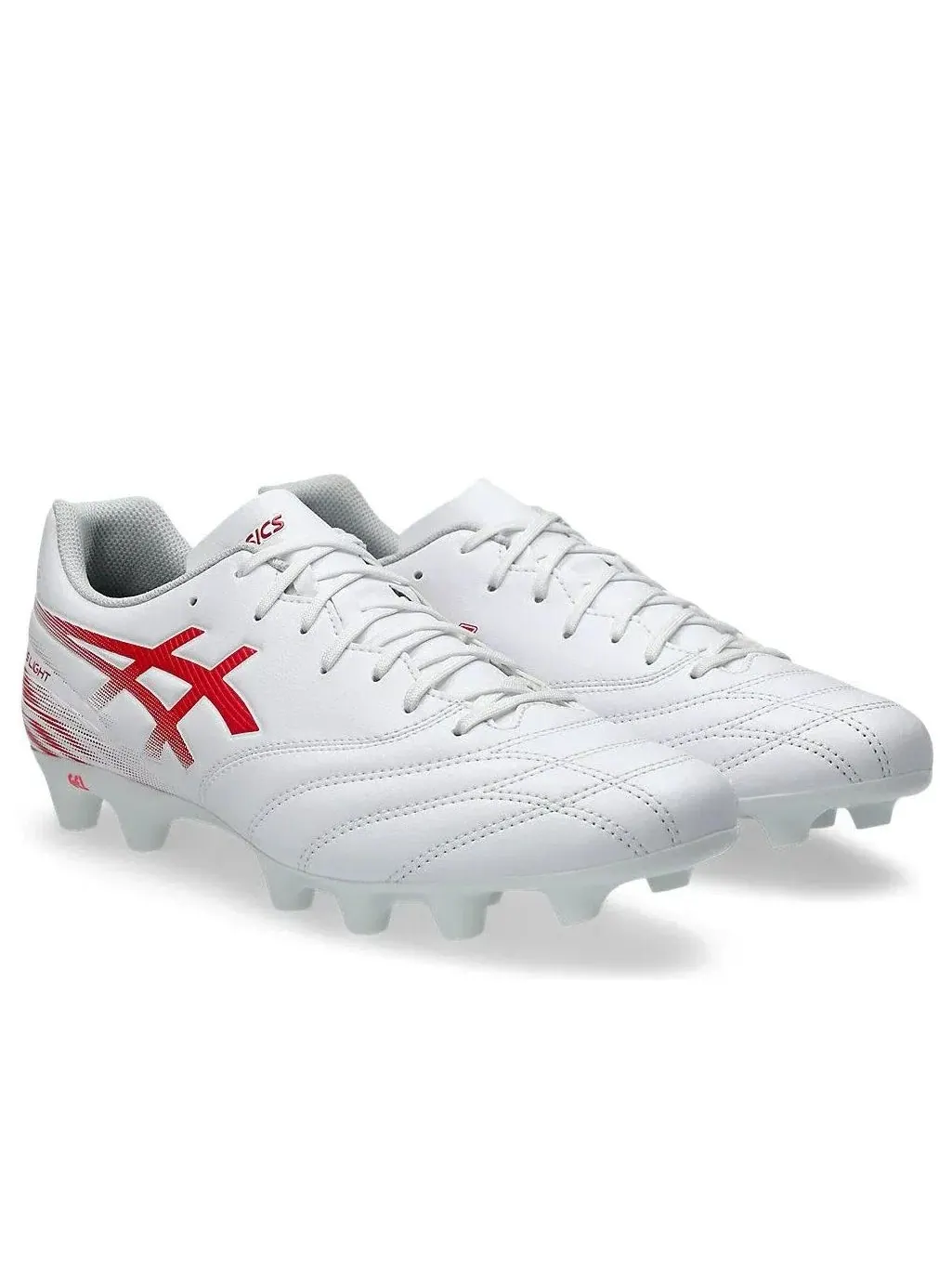 Мужские бутсы для футбола с кожаным верхом DS Light Club ASICS — изображение 3 из 7, белый