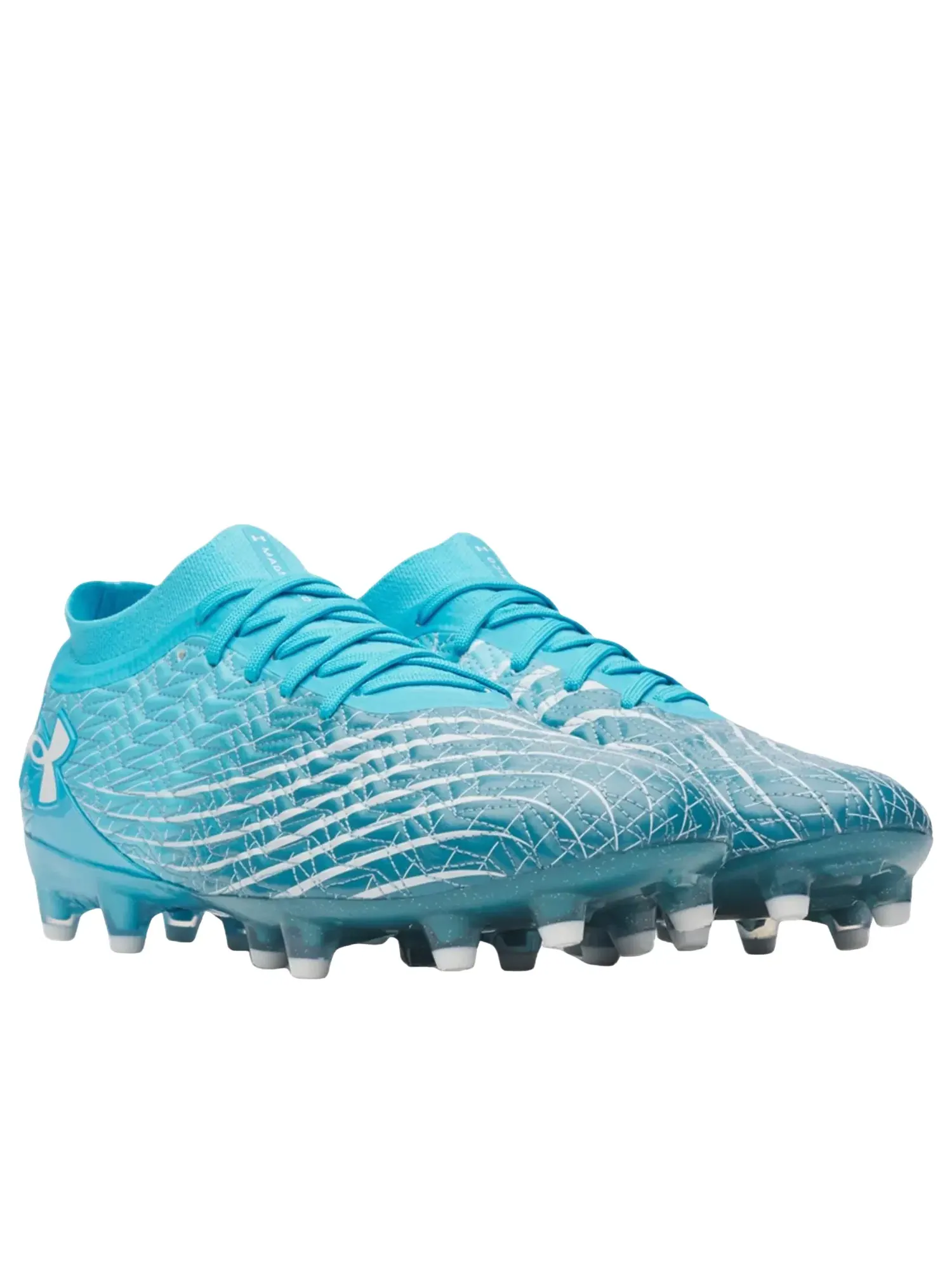 Футбольные бутсы Under Armour Magnetico Pro 5 FG 'Blue Blur Boundless Blue White' 6000538-471 — изображение 2 из 5, синий