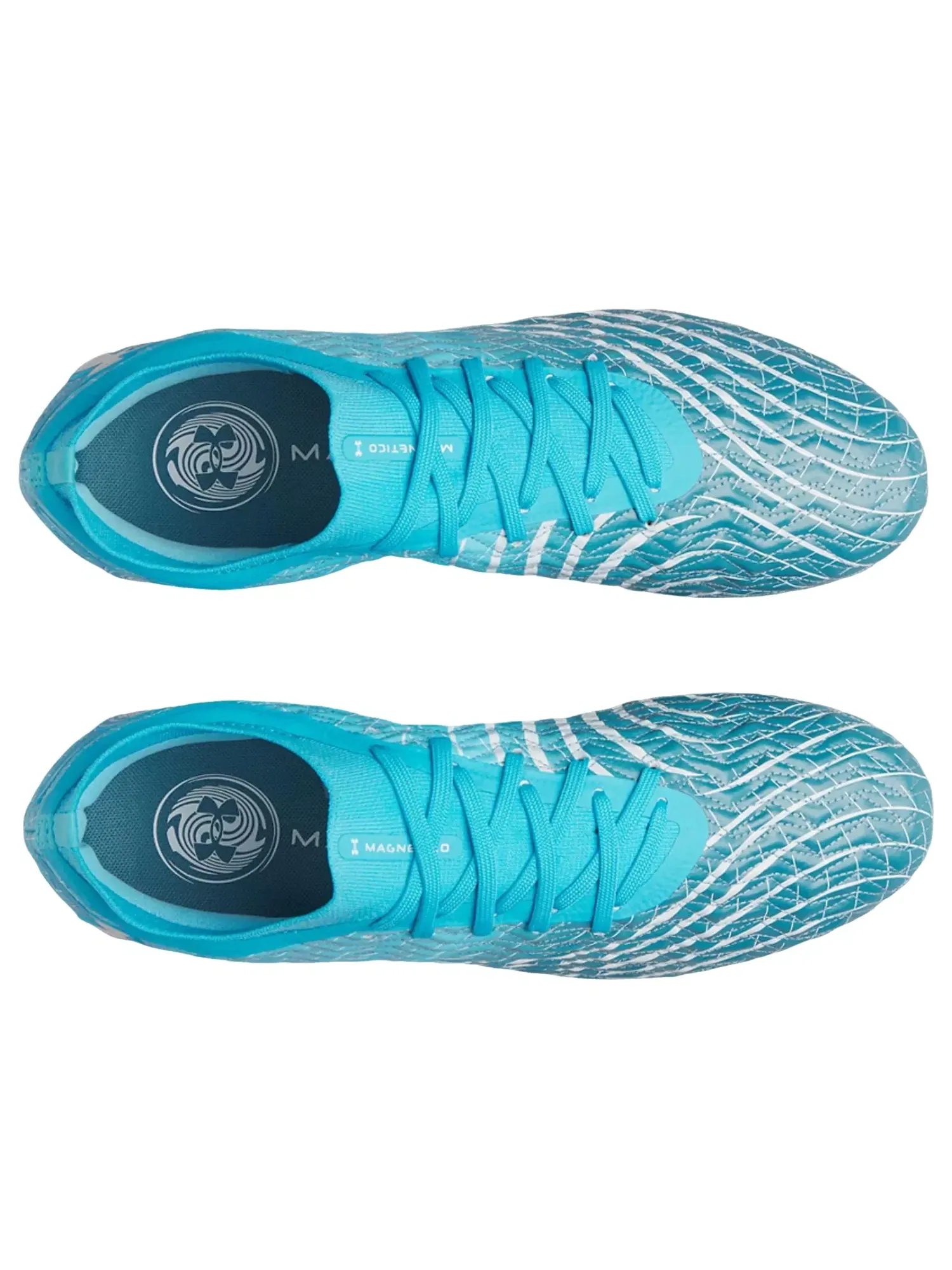 Футбольные бутсы Under Armour Magnetico Pro 5 FG 'Blue Blur Boundless Blue White' 6000538-471 — изображение 3 из 5, синий