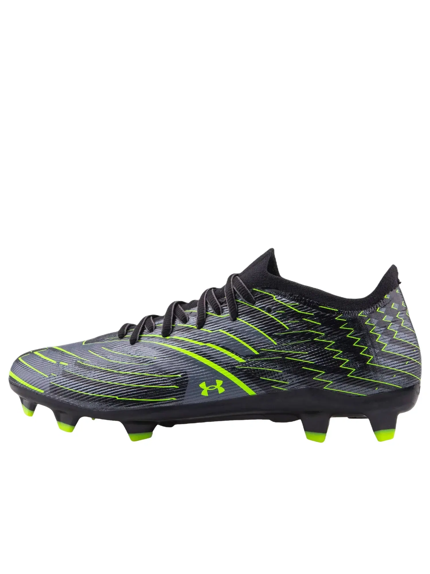 Кроссовки Under Armour Shadow Pro 4 FG 'Black Titan Gray Hyper Green' 6006229-001 — изображение 1 из 5, черный