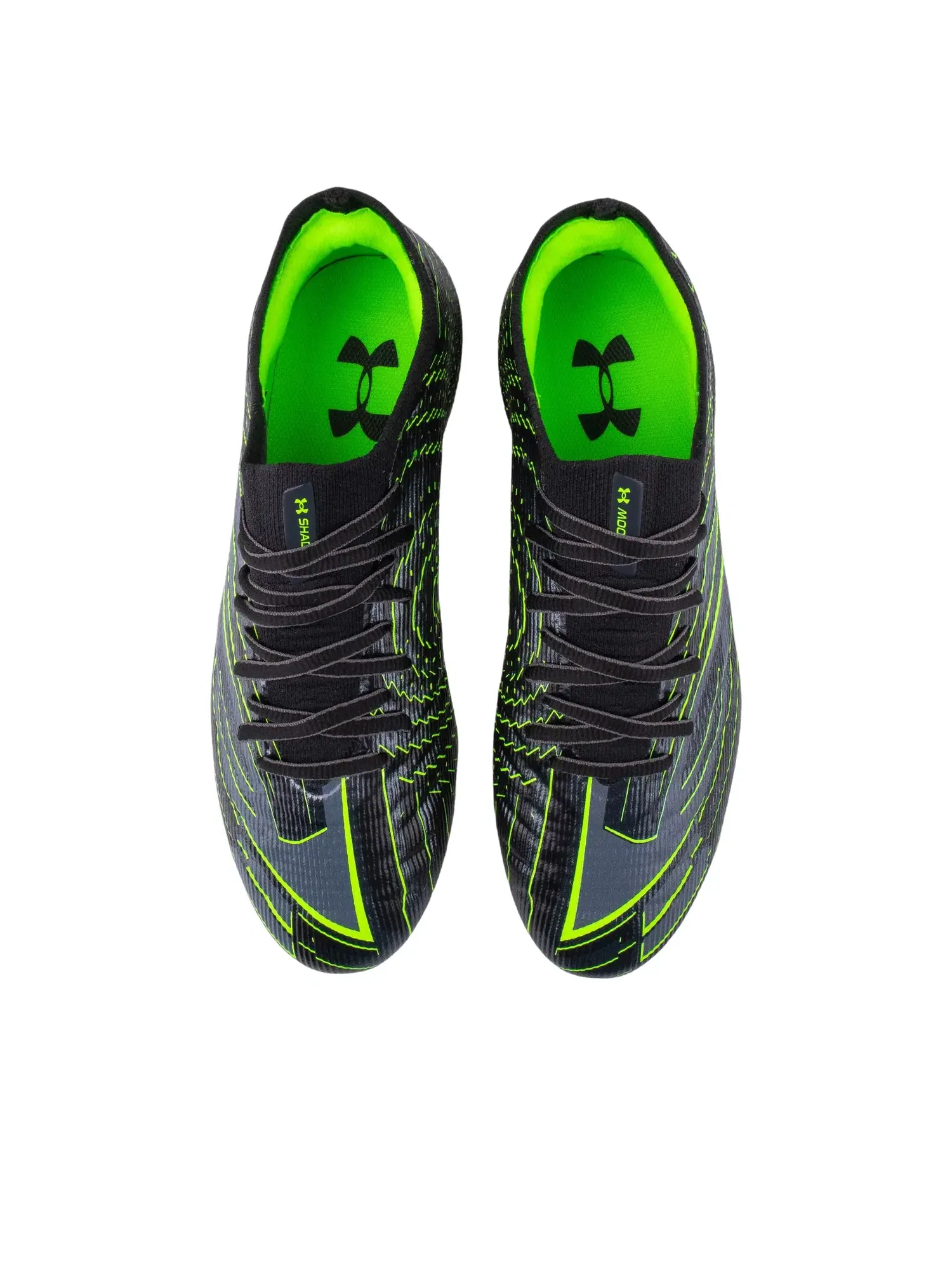 Кроссовки Under Armour Shadow Pro 4 FG 'Black Titan Gray Hyper Green' 6006229-001 — изображение 2 из 5, черный