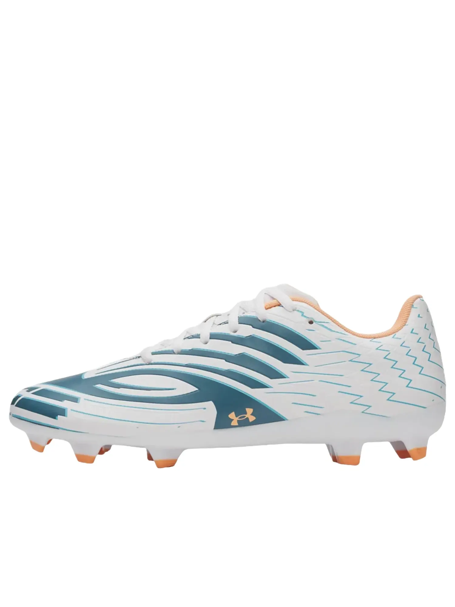 Кроссовки Under Armour Shadow Select 4 FG 'White Boundless Blue Orange Bloc' 6006230-100 — изображение 1 из 5, белый