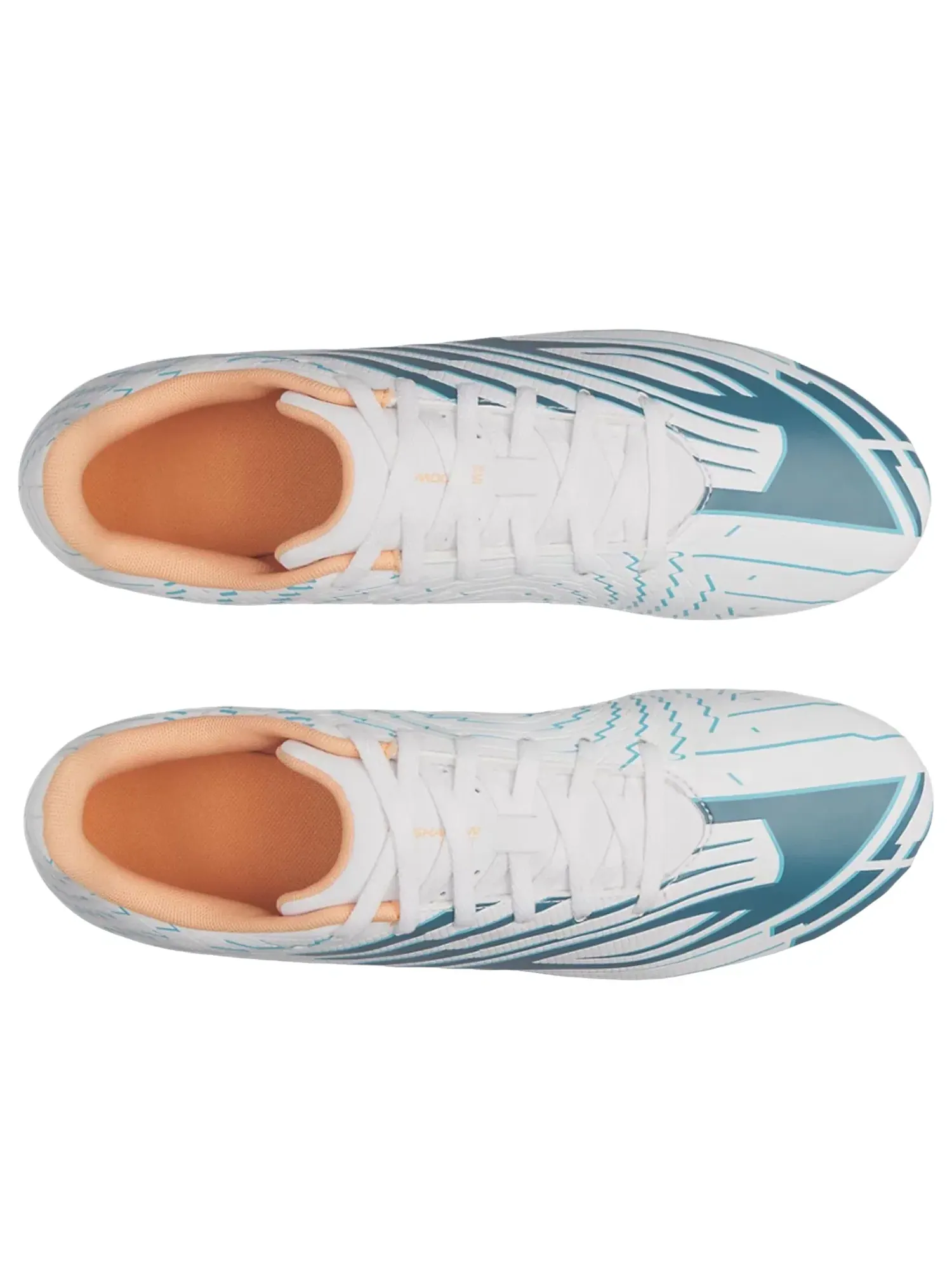 Кроссовки Under Armour Shadow Select 4 FG 'White Boundless Blue Orange Bloc' 6006230-100 — изображение 3 из 5, белый