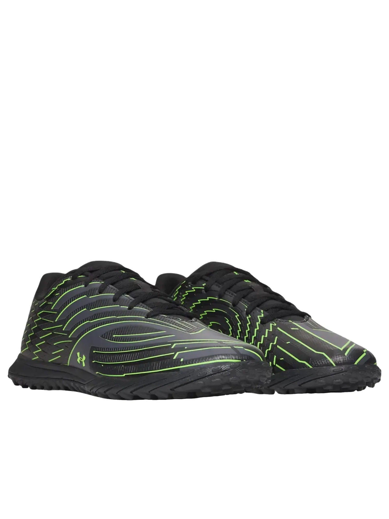 Кроссовки Under Armour Shadow Select 4 Turf 'Black Titan Gray Hyper Green' 6006231-001 — изображение 2 из 5, черный
