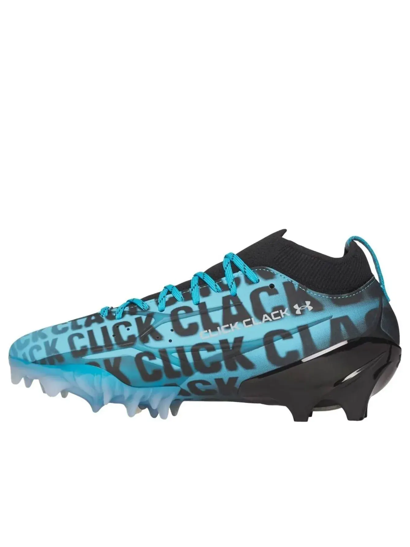 Бутсы футбольные Under Armour Spotlight Pro PTH 'Blue Blur Black Metallic Silver' — изображение 1 из 5, синий