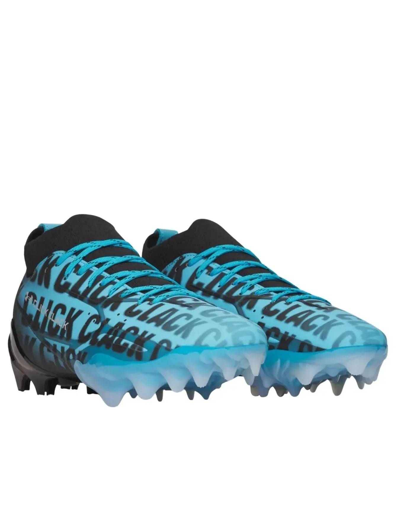 Бутсы футбольные Under Armour Spotlight Pro PTH 'Blue Blur Black Metallic Silver' — изображение 2 из 5, синий