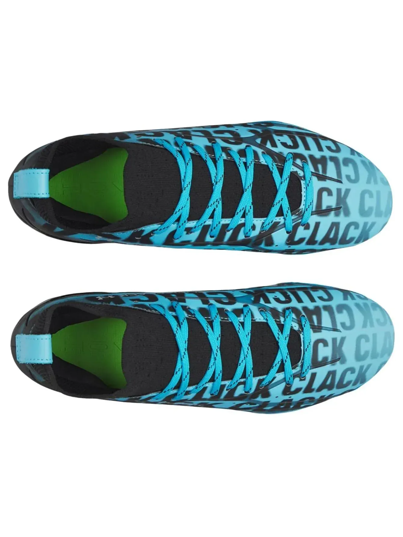 Бутсы футбольные Under Armour Spotlight Pro PTH 'Blue Blur Black Metallic Silver' — изображение 3 из 5, синий