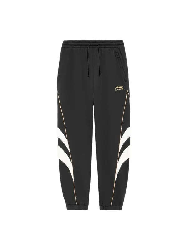 Штаны спортивные с цветным блоком и графикой Li-Ning — 1
