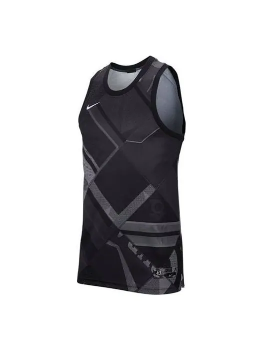 Жилет Nike Logo Round Neck Loose Gym Sports Quick Dry Basketball Vest Black — 1