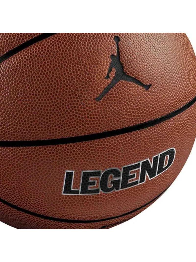 Баскетбольный мяч Air Jordan Legend, круглый, размер 7 — изображение 3 из 3, коричневый