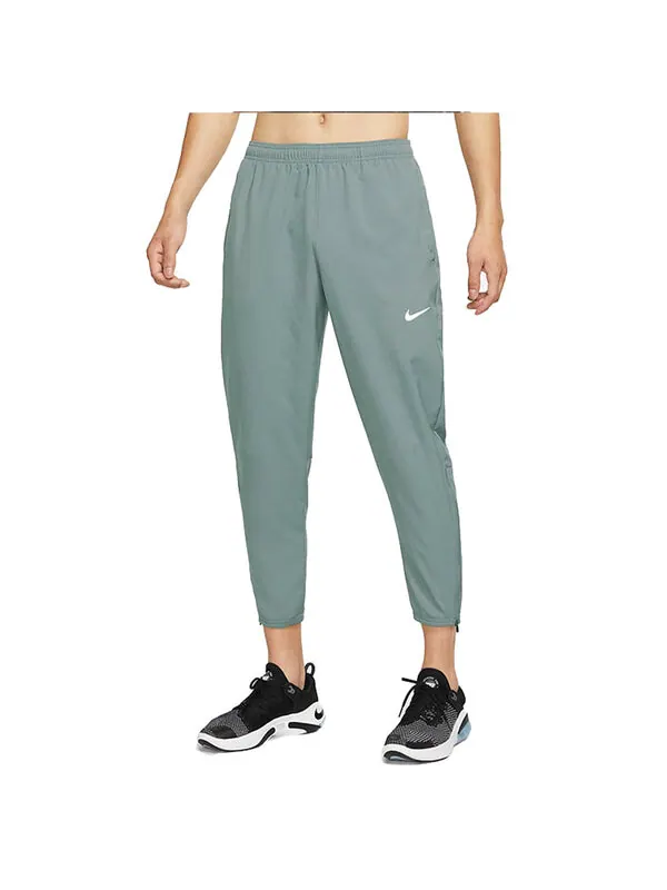 Брюки dri-fit challenger logo sports woven running long pants gray Nike — 3