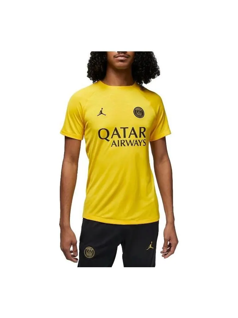 Спортивный топ Air Jordan x Paris Saint-Germain Academy Pro Dri-FIT Top 'Tour Yellow' DR4906-720 — 1