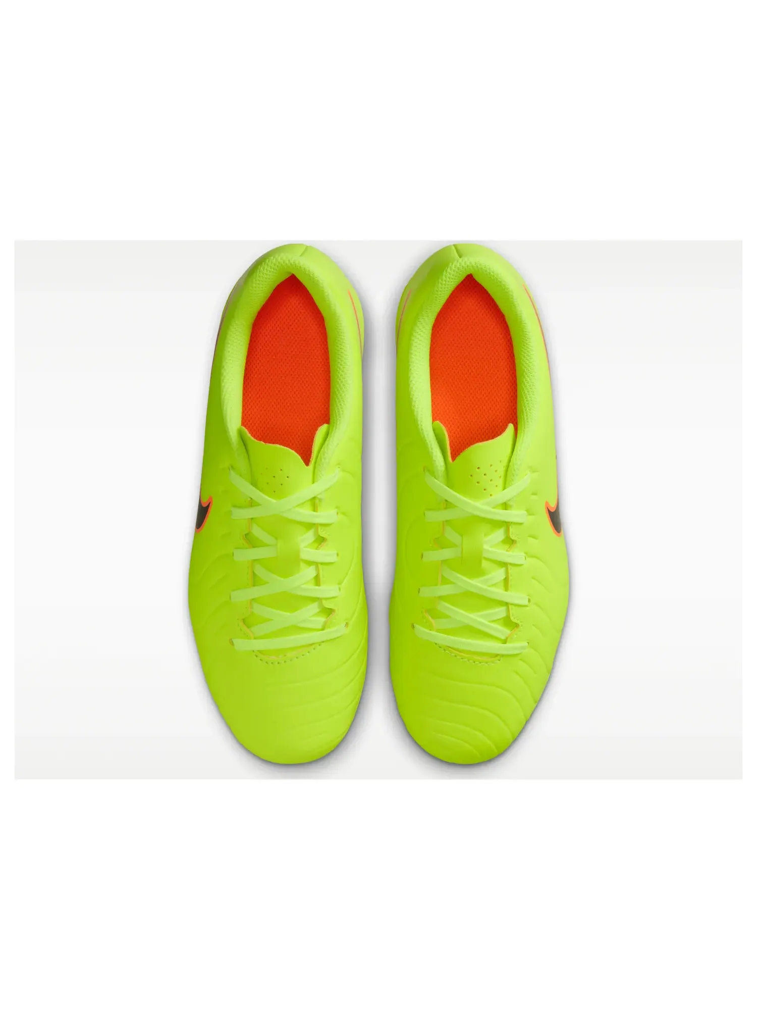 Бутсы футбольные (GS) Nike Jr. Tiempo Legend 10 Club MG 'Volt Black' — изображение 2 из 6, зеленый
