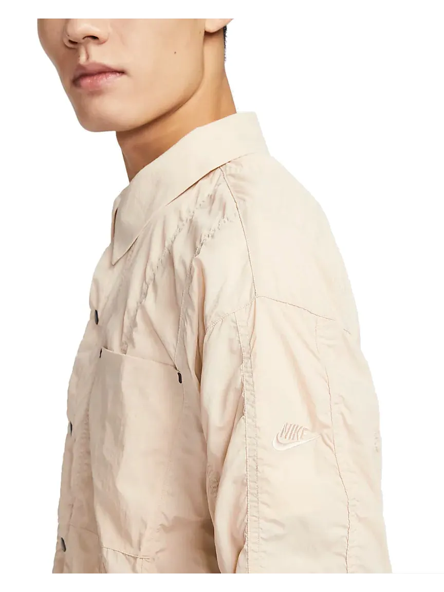 Спортивный топ Nike Sportswear Tech Pack Woven Long-Sleeve Top 'Beige' FB7364-126 — 3