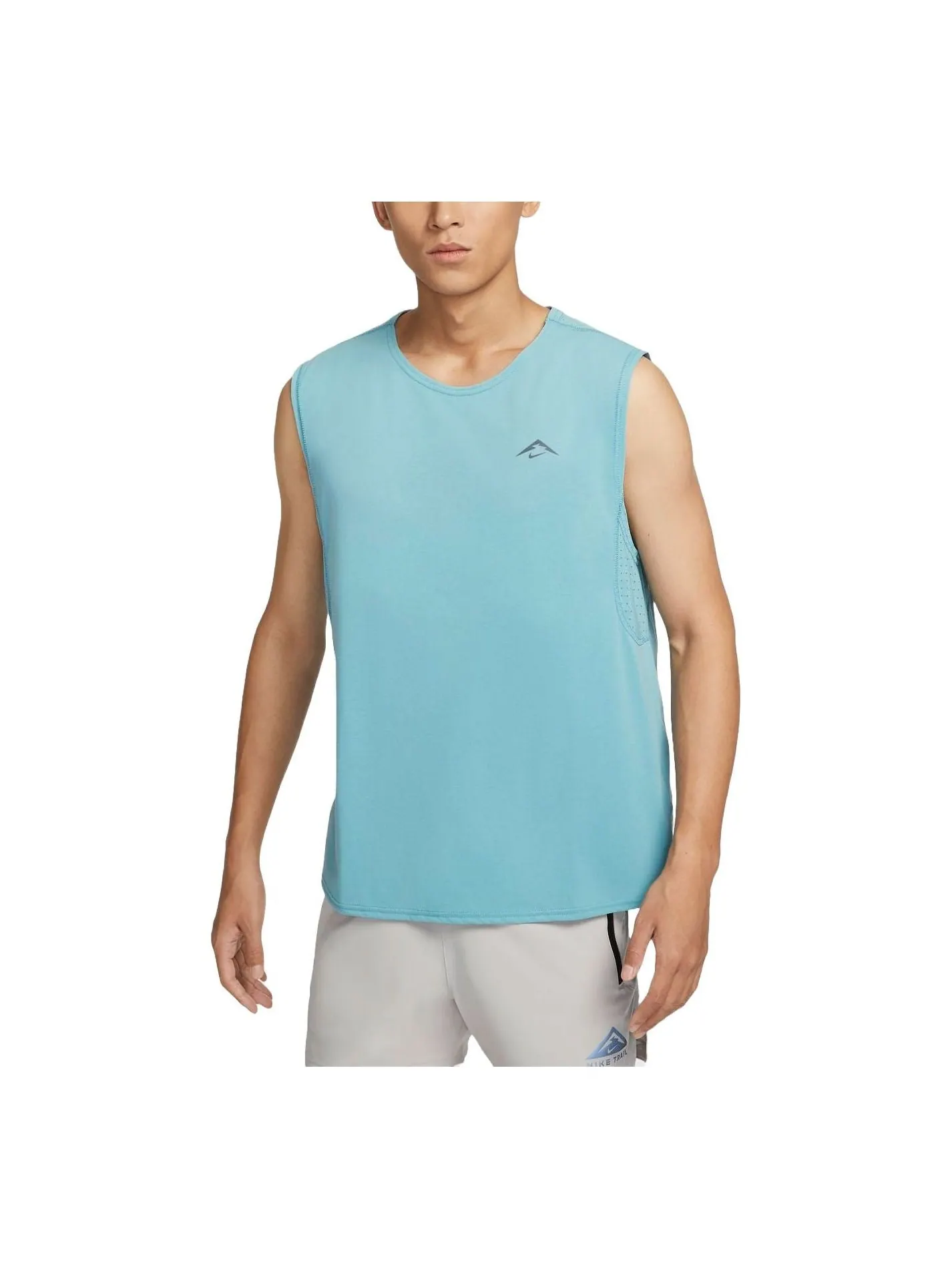Спортивный топ Nike Trail Solar Chase Dri-FIT Running Tank Asia Sizing 'Denim Teal' FN3310-464 — 1