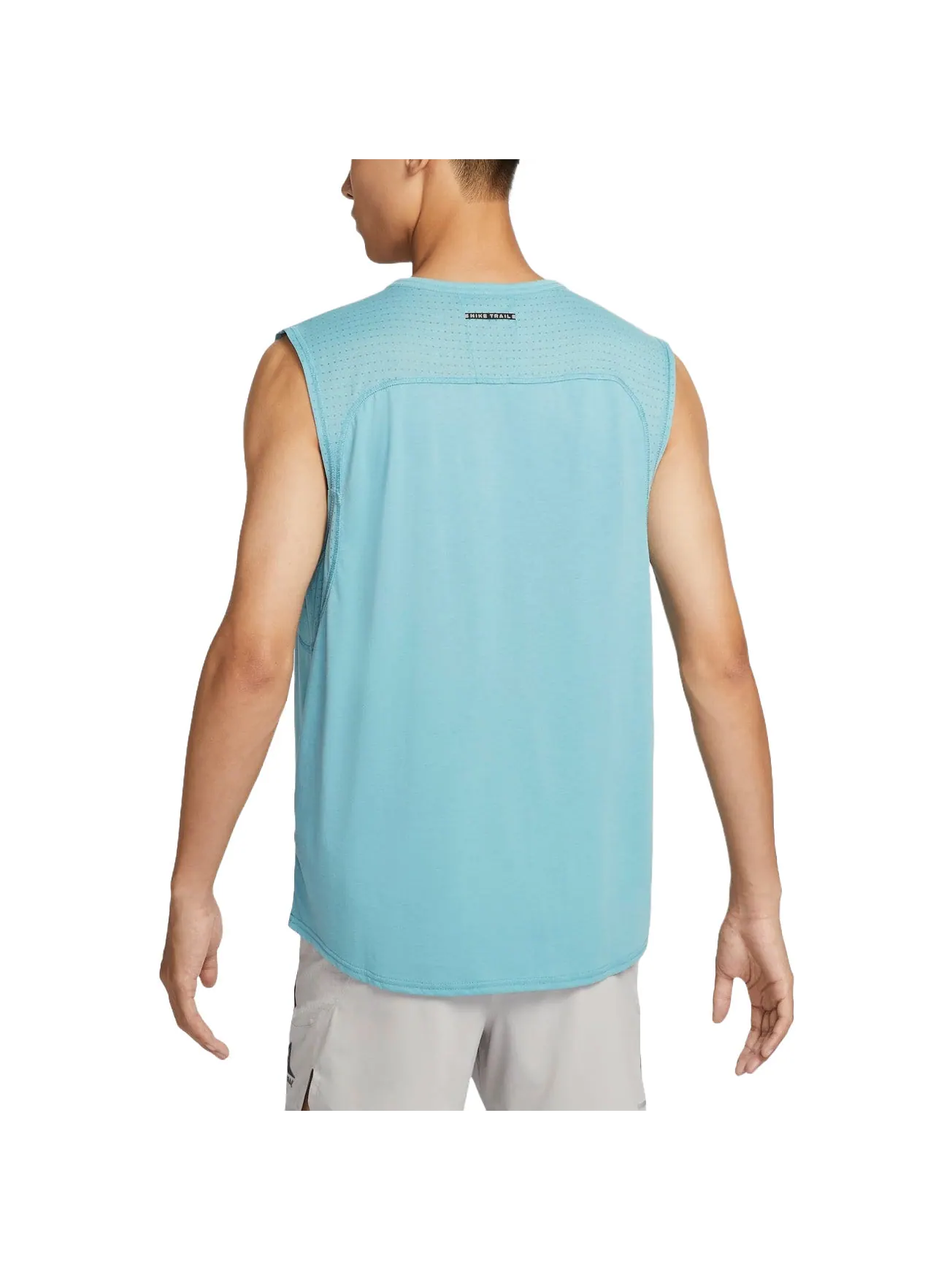 Спортивный топ Nike Trail Solar Chase Dri-FIT Running Tank Asia Sizing 'Denim Teal' FN3310-464 — 2