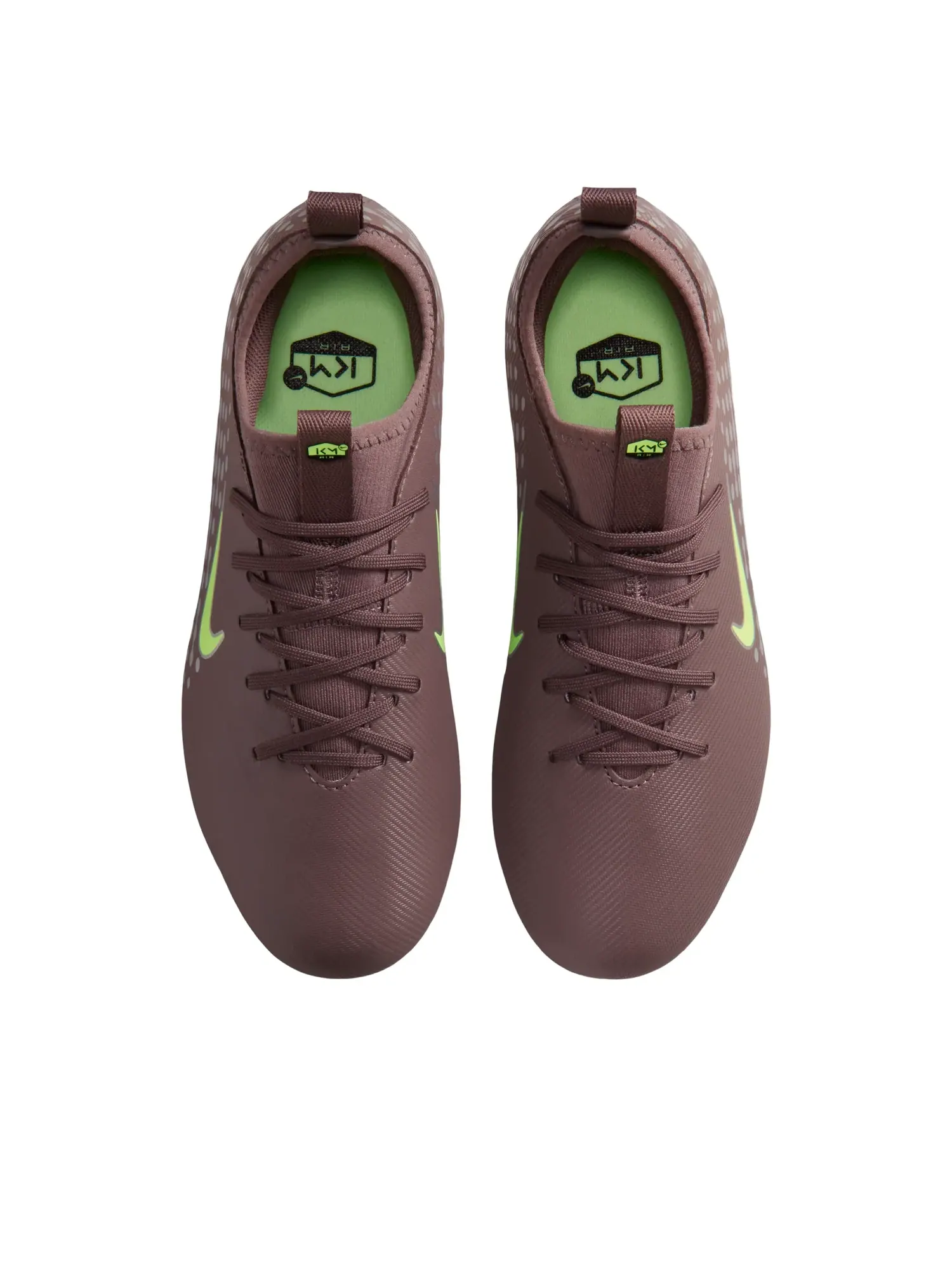 Бутсы футбольные (GS) Nike x Kylian Mbappé Mercurial Vapor 16 Academy FG/MG 'Plum Eclipse' — изображение 2 из 6, коричневый