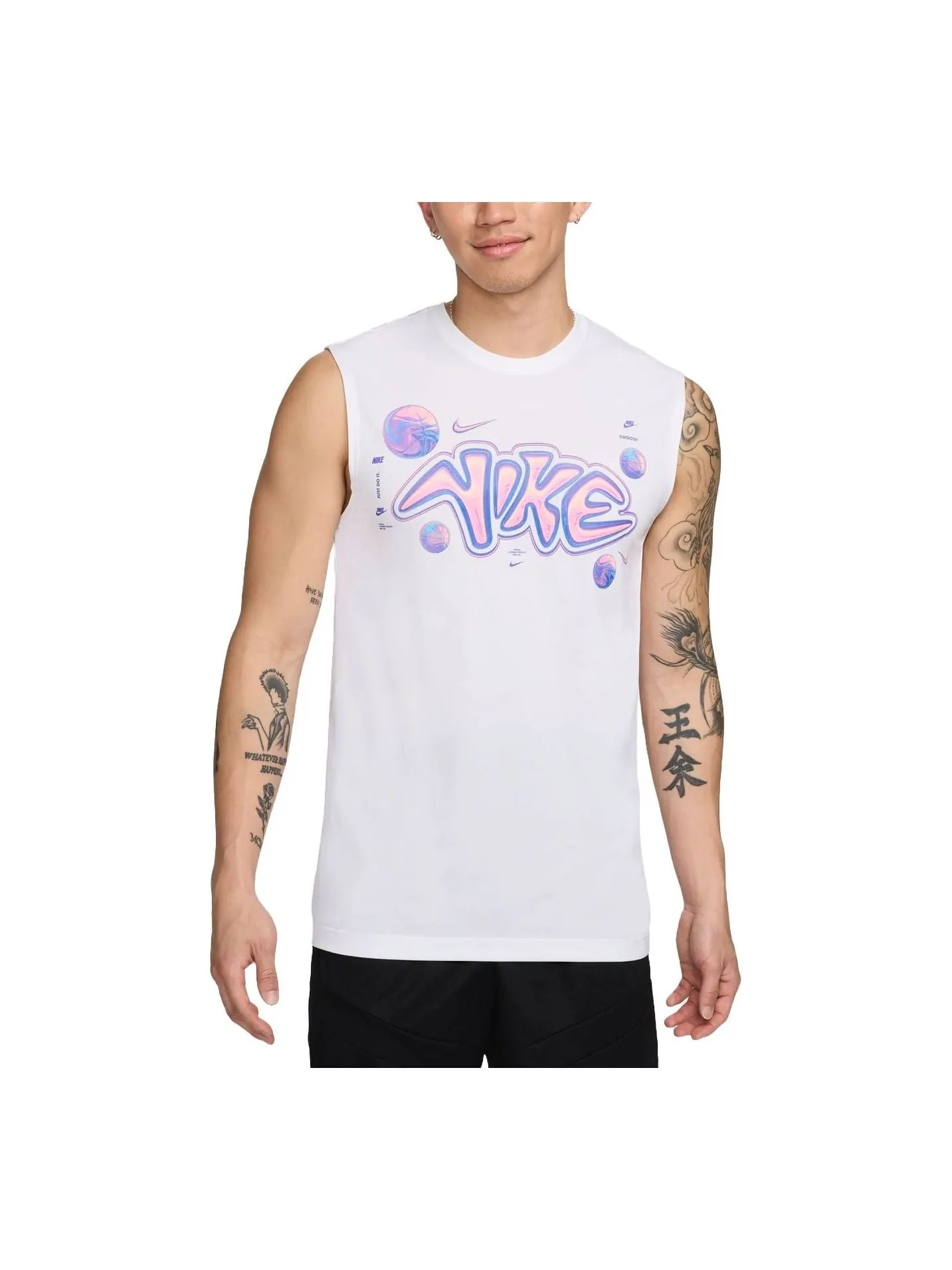 Спортивный топ Nike Dri-FIT Basketball Tank Asia Sizing 'White' FV8415-100 — 1
