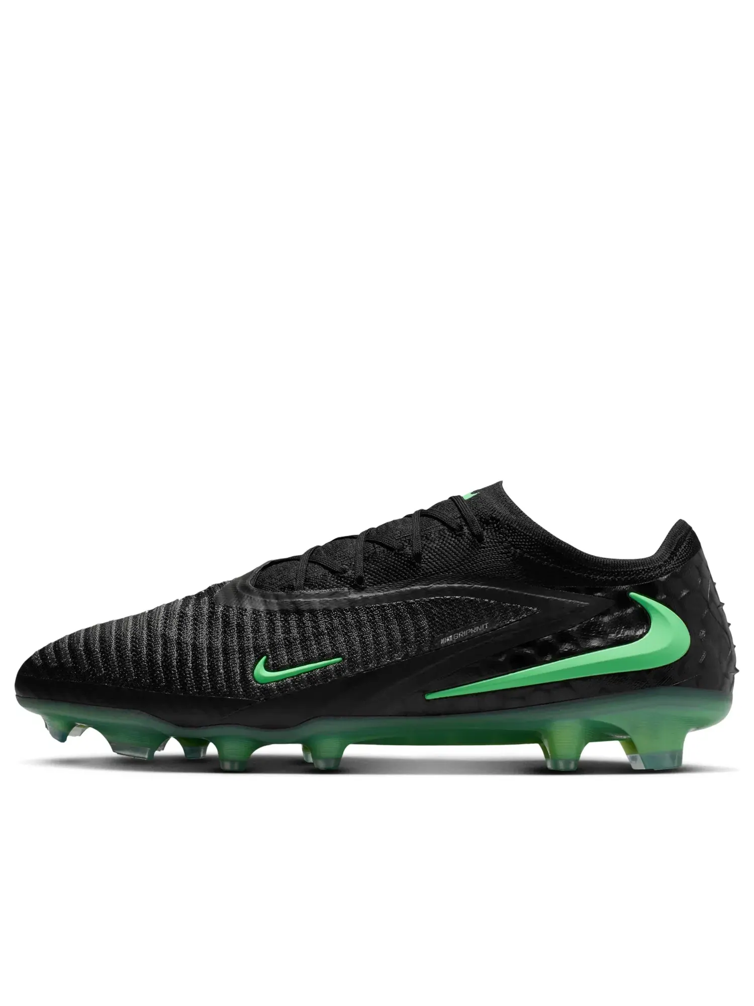 Мужские футбольные бутсы с шнуровкой Phantom 6 Low Elite HG Nike — изображение 1 из 7, черный