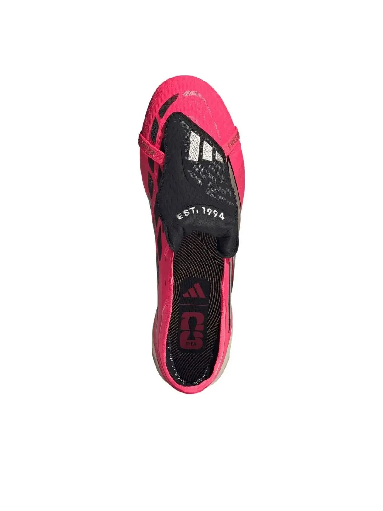 Мужские бутсы с шнуровкой Predator Elite Fold-Over AG Adidas — изображение 4 из 6, розовый