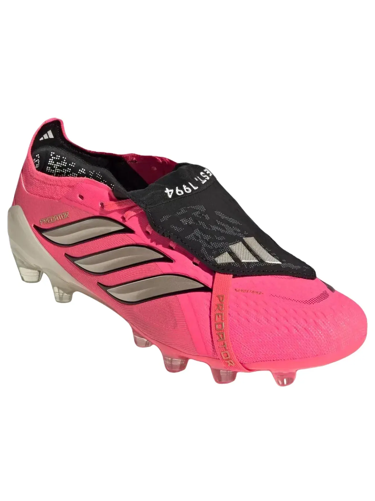 Мужские бутсы для футбола с принтом Predator Elite Fold-Over Tongue FG/AG Adidas — изображение 3 из 6, красный