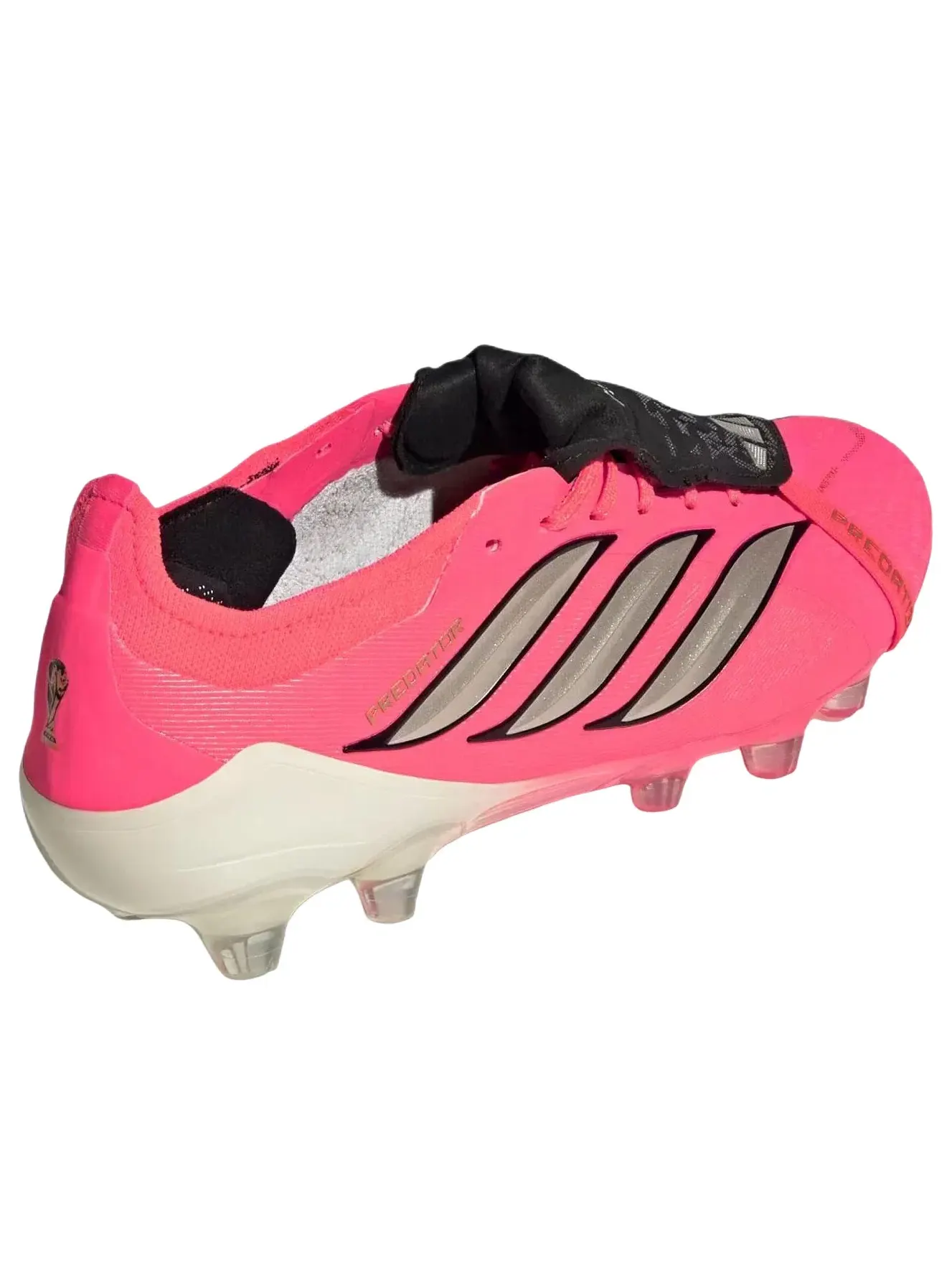Мужские бутсы для футбола с принтом Predator Elite Fold-Over Tongue FG/AG Adidas — изображение 4 из 6, красный