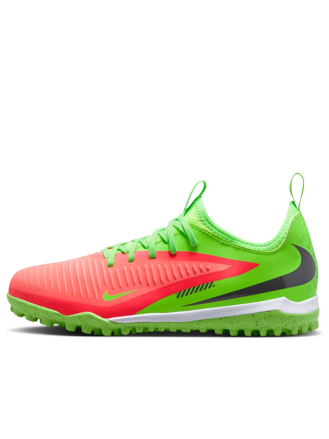Кроссовки Nike x Erling Haaland Jr. Phantom 6 Low Academy IC 'Hot Punch Green Strike' HQ2040-603 — изображение 1 из 6