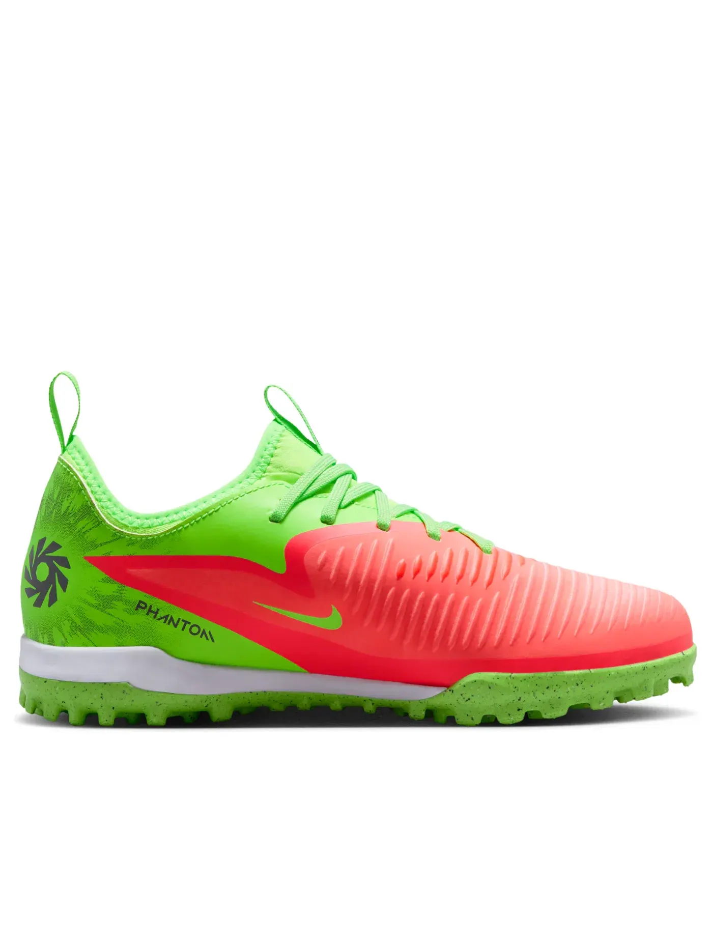 Кроссовки Nike x Erling Haaland Jr. Phantom 6 Low Academy IC 'Hot Punch Green Strike' HQ2040-603 — изображение 6 из 6