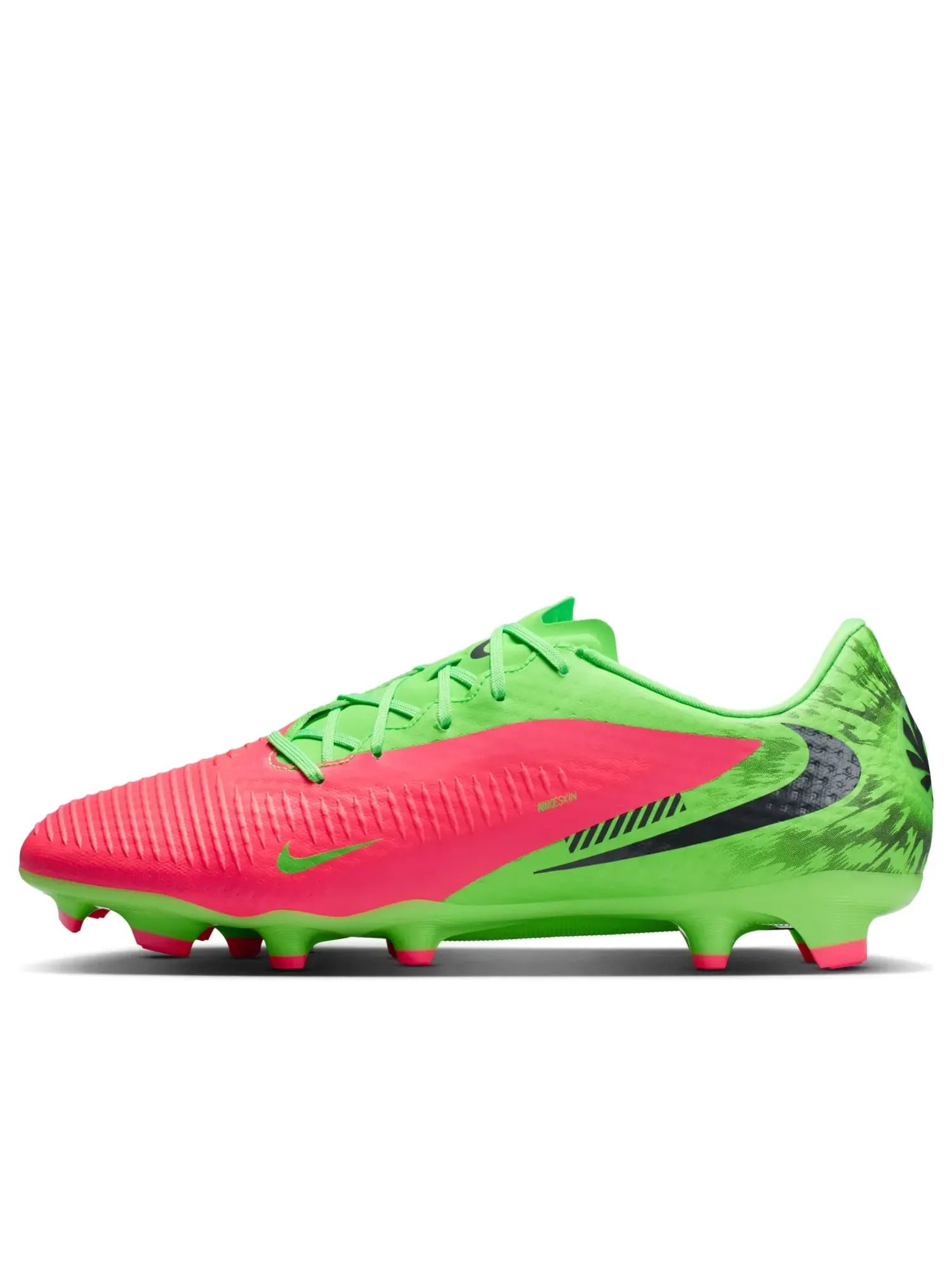 Кроссовки Nike x Erling Haaland Phantom 6 Low Academy FG/MG 'Hot Punch Green Strike' HQ2314-603 — изображение 1 из 6, зеленый