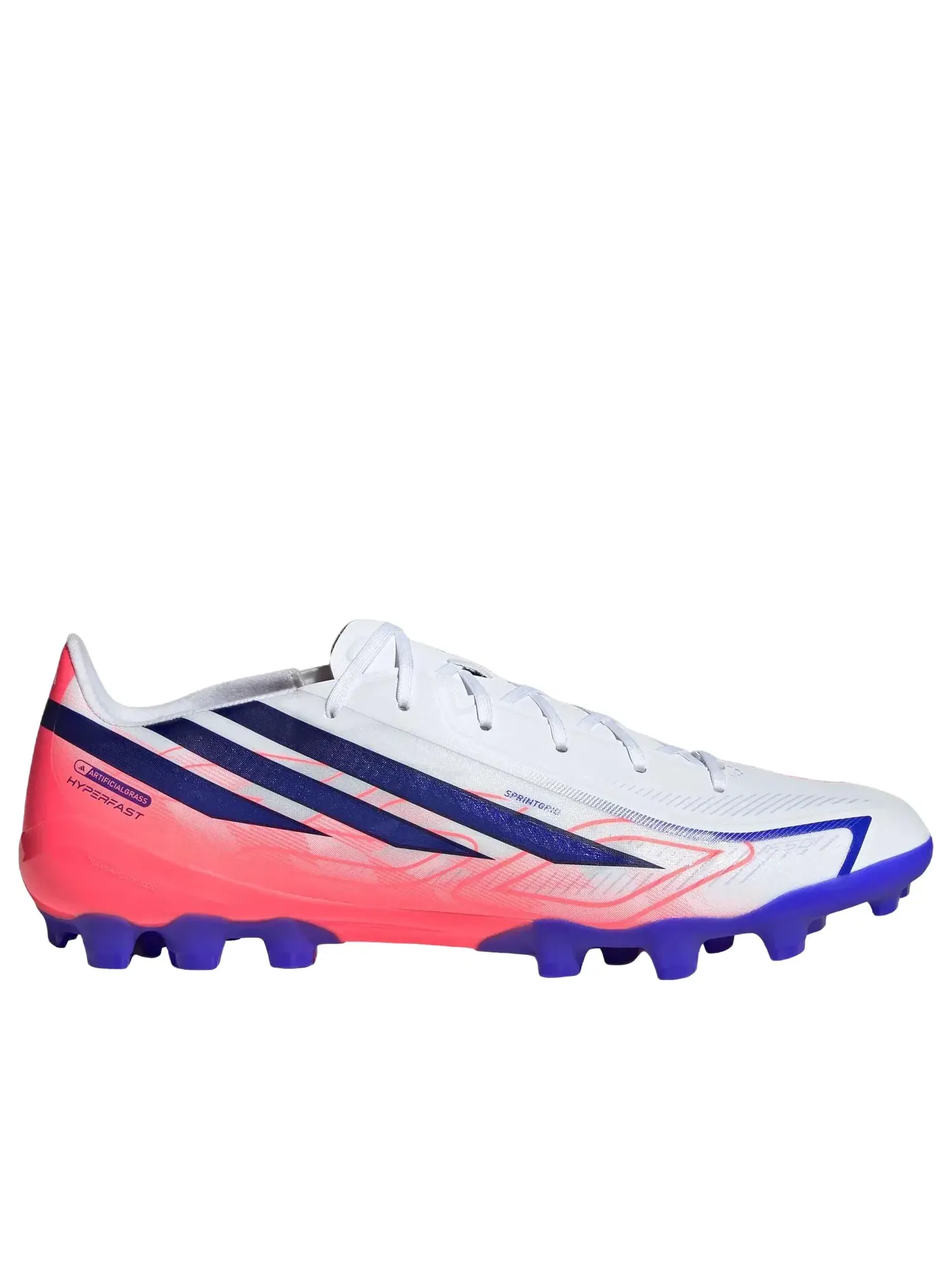 Мужские бутсы для футбола с шнуровкой F50 Hyperfast League AG Adidas — изображение 2 из 6, белый