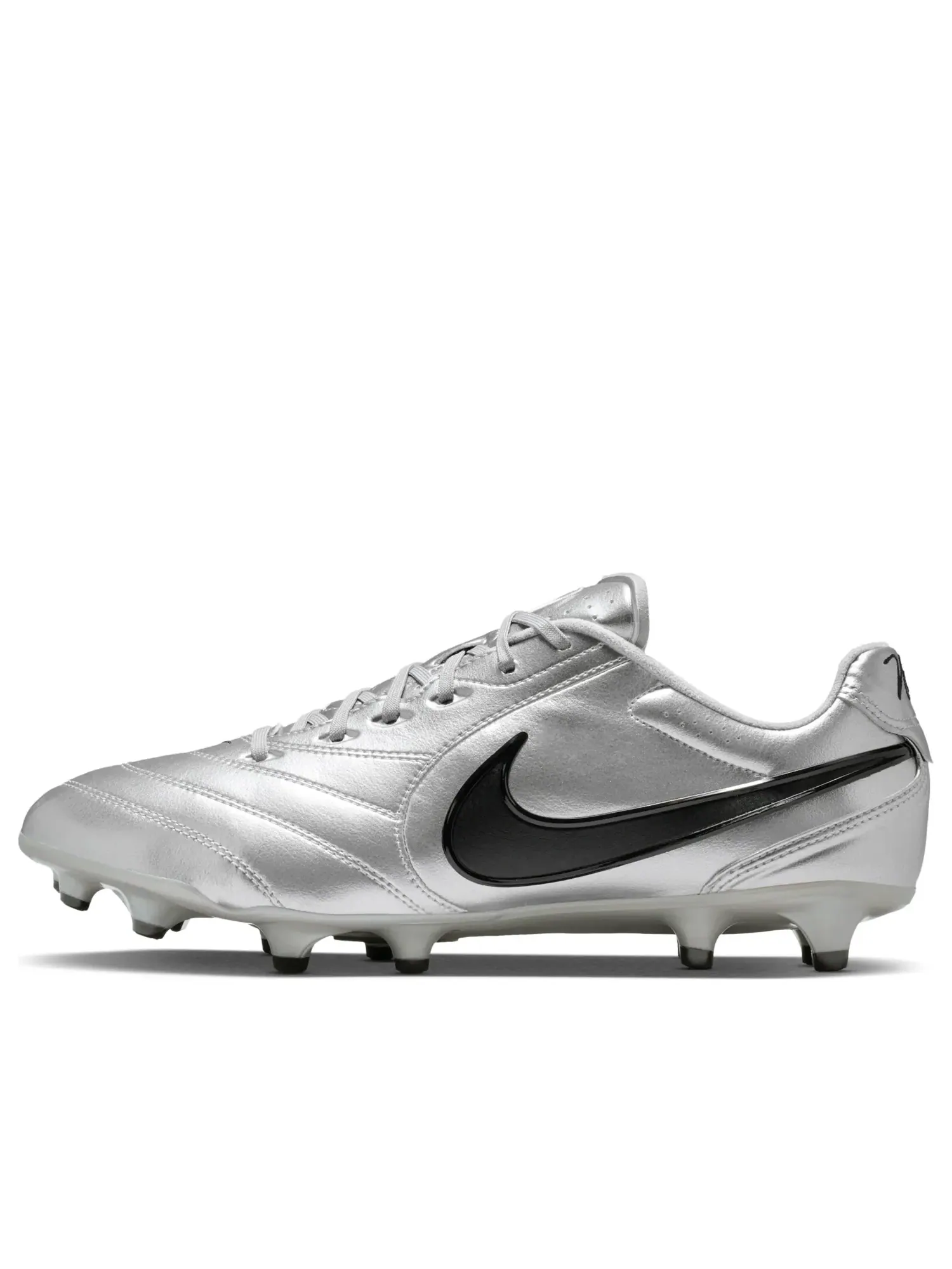Кроссовки Nike Tiempo Ligera Pro FG «Серебристый черный металлик» HQ3158-001 — изображение 1 из 7, серебряный