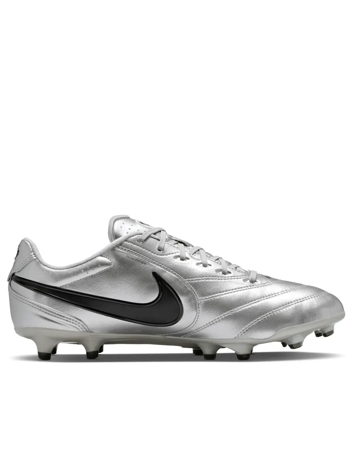 Кроссовки Nike Tiempo Ligera Pro FG «Серебристый черный металлик» HQ3158-001 — изображение 2 из 7, серебряный