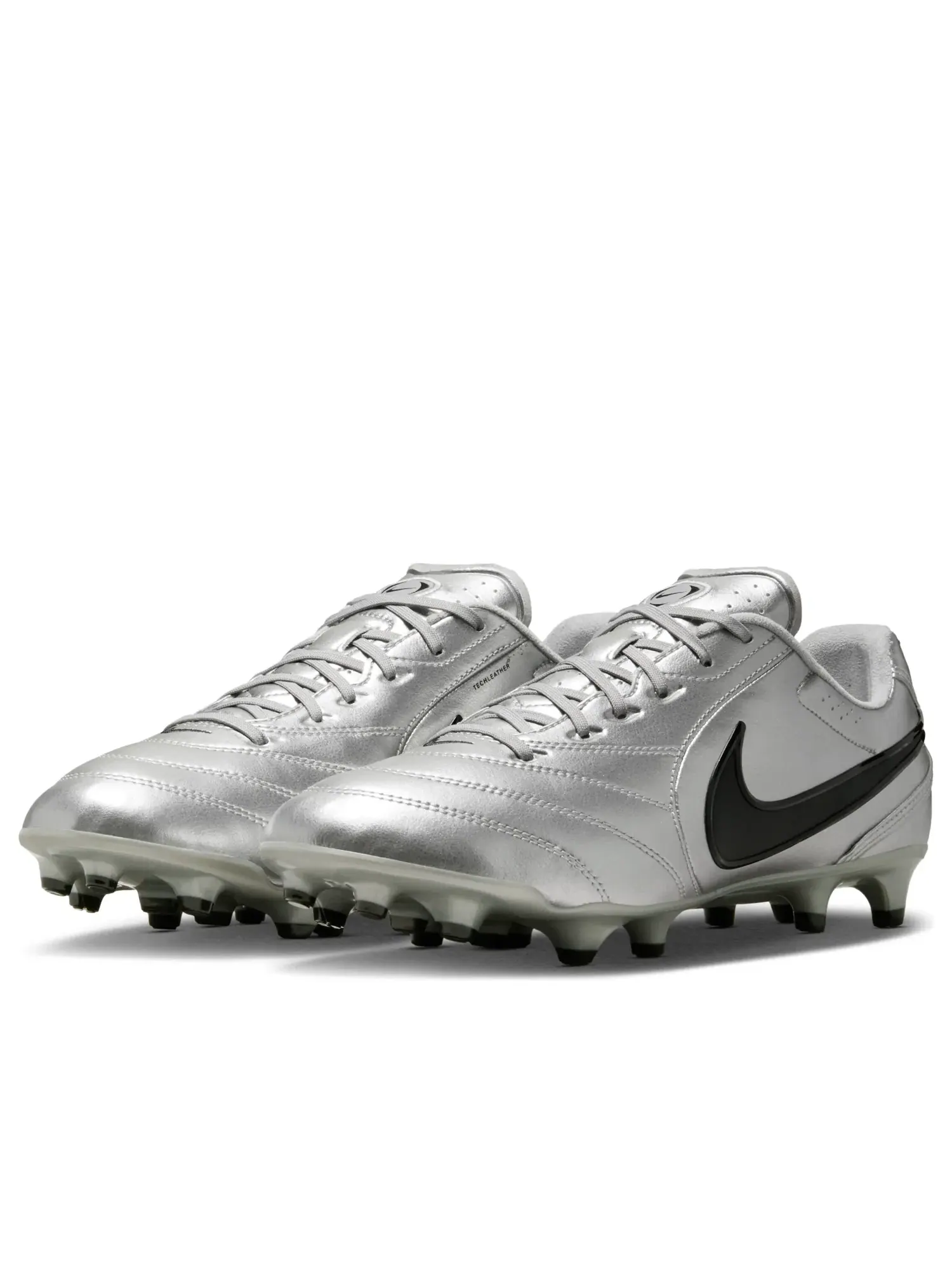Кроссовки Nike Tiempo Ligera Pro FG «Серебристый черный металлик» HQ3158-001 — изображение 5 из 7, серебряный