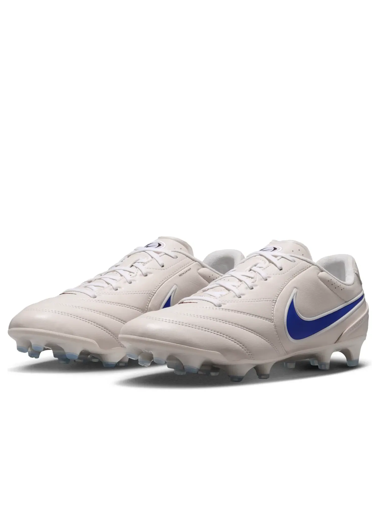 Мужские футбольные бутсы с кожаным верхом Tiempo Ligera Nike — изображение 5 из 7, белый