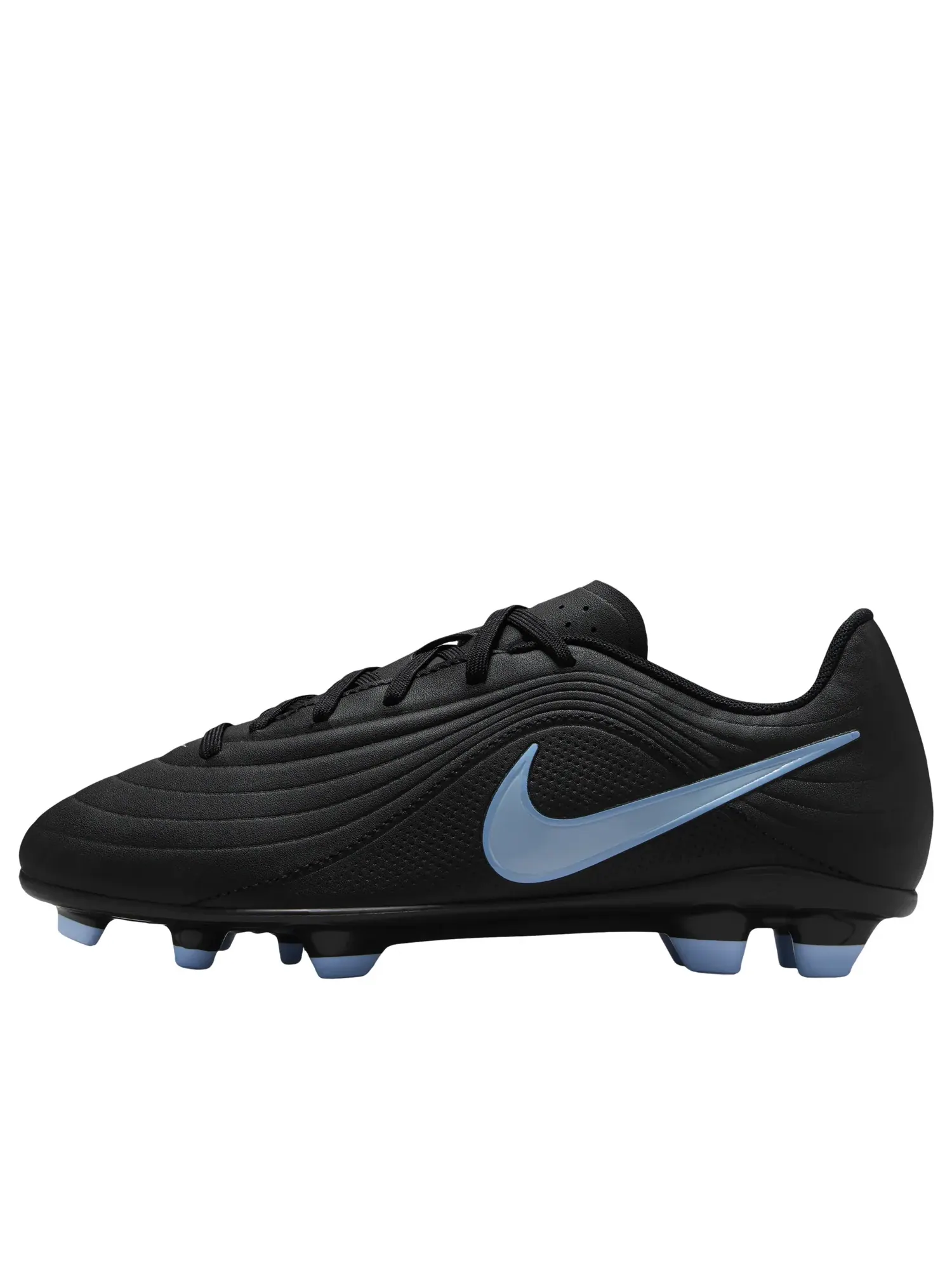 Бутсы футбольные (GS) Nike Jr. Tiempo Maestro Club MG 'Black Ice Blue' — изображение 1 из 6, черный