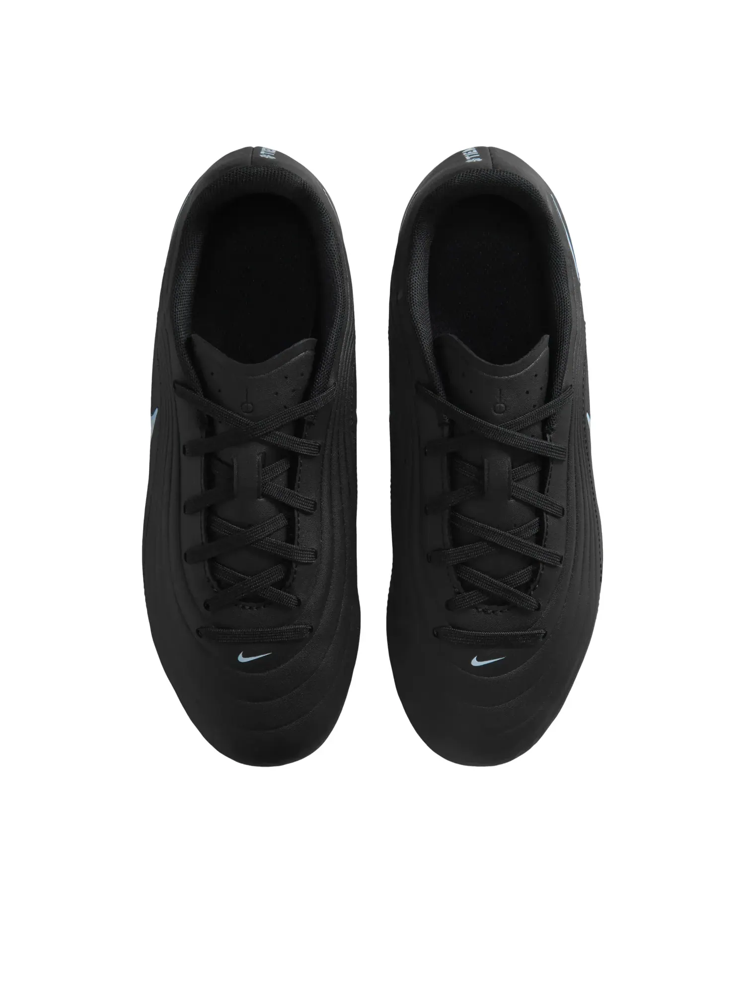 Бутсы футбольные (GS) Nike Jr. Tiempo Maestro Club MG 'Black Ice Blue' — изображение 3 из 6, черный