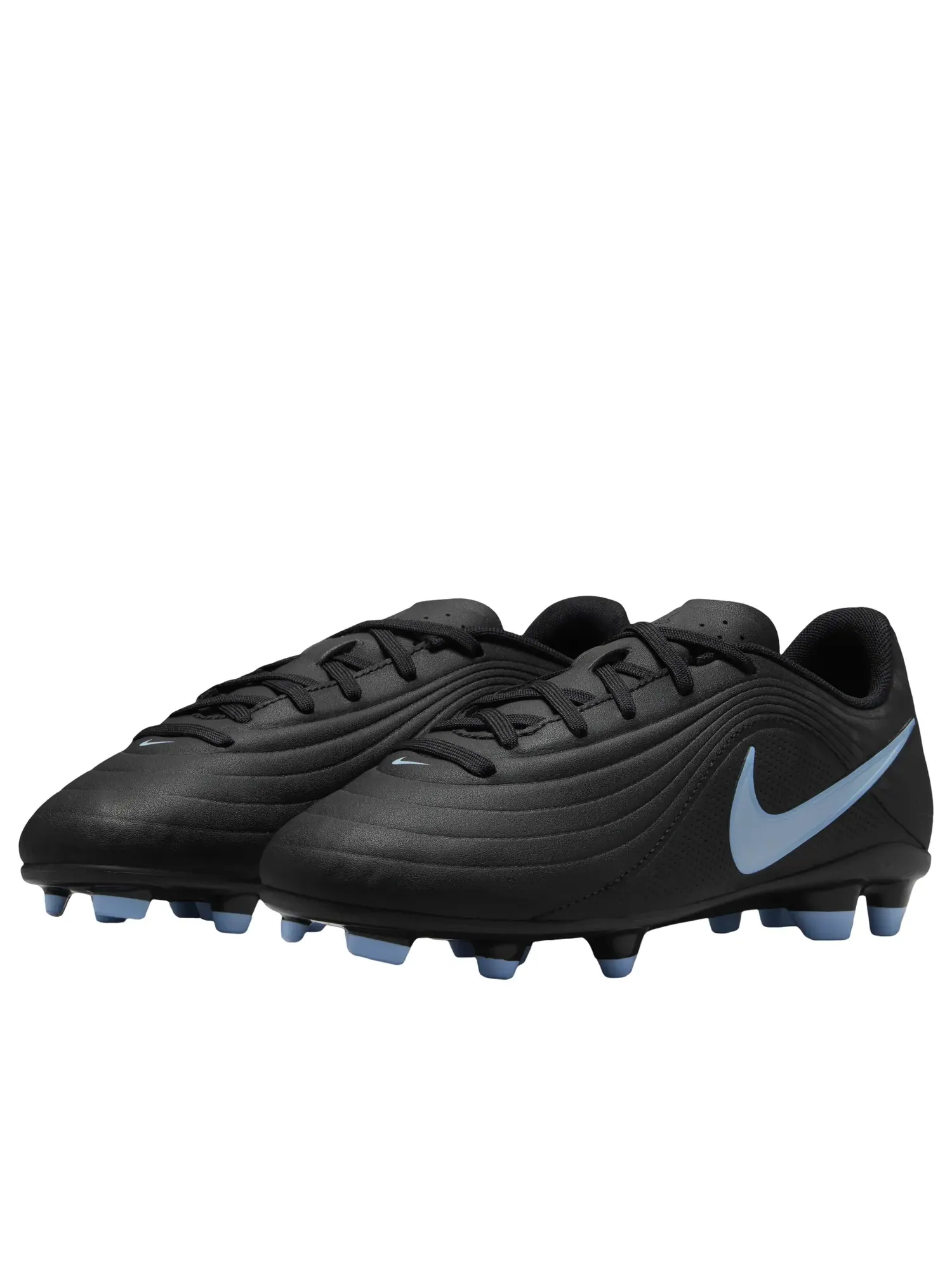 Бутсы футбольные (GS) Nike Jr. Tiempo Maestro Club MG 'Black Ice Blue' — изображение 4 из 6, черный