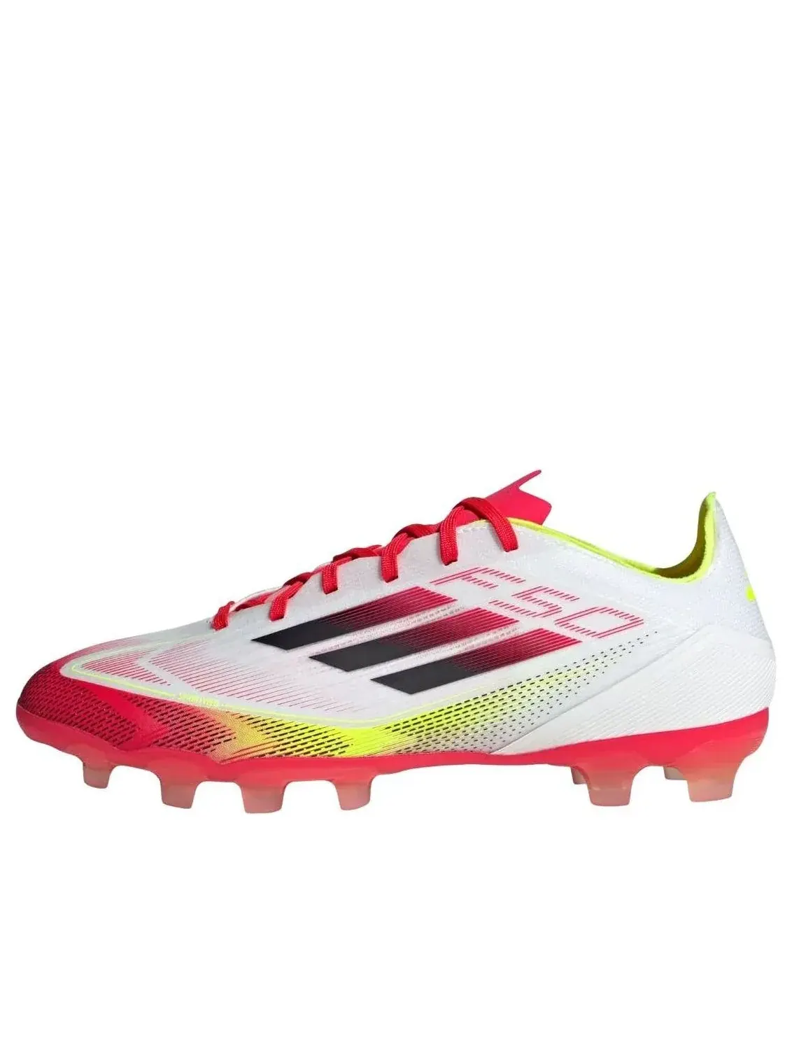 Бутсы Adidas F50 Pro Multi-Ground 'White Solar Yellow' — изображение 1 из 5, белый
