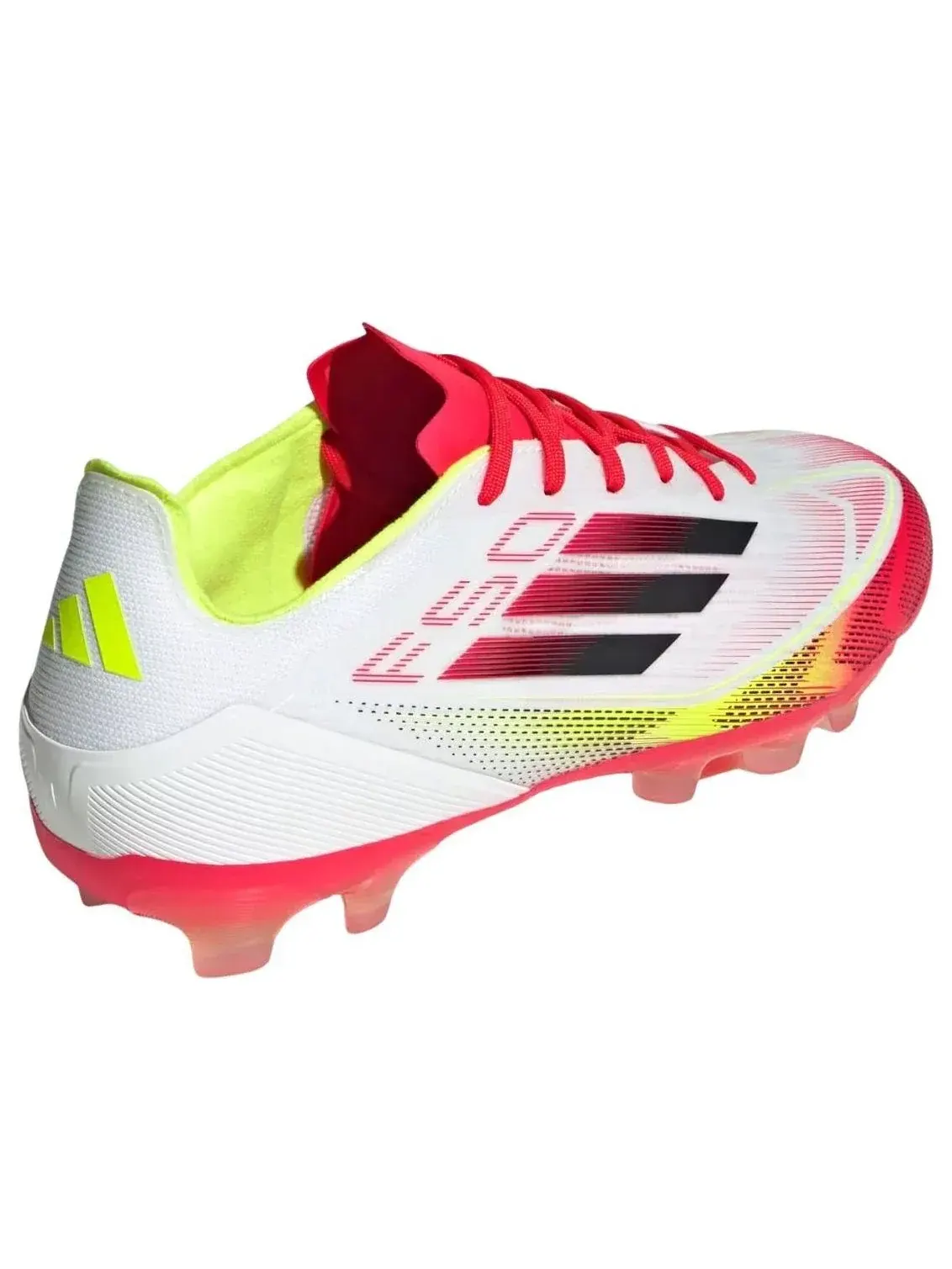 Бутсы Adidas F50 Pro Multi-Ground 'White Solar Yellow' — изображение 5 из 5, белый
