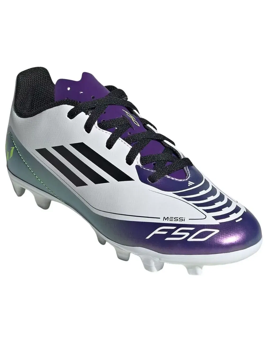 Кроссовки Adidas Messi F50 Club FXG 'White Unity Purple' IE9088 — изображение 2 из 6, белый