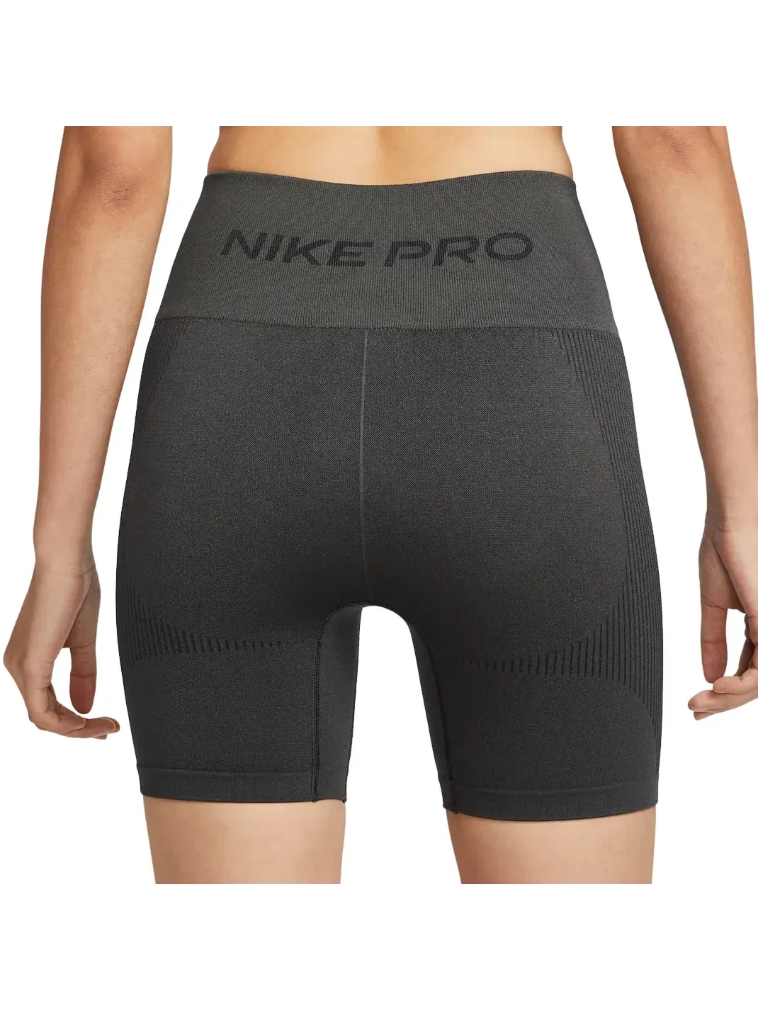 Велосипедные шорты Nike Pro Seamless Dri-Fit с высокой талией, длина 5 дюймов — 2