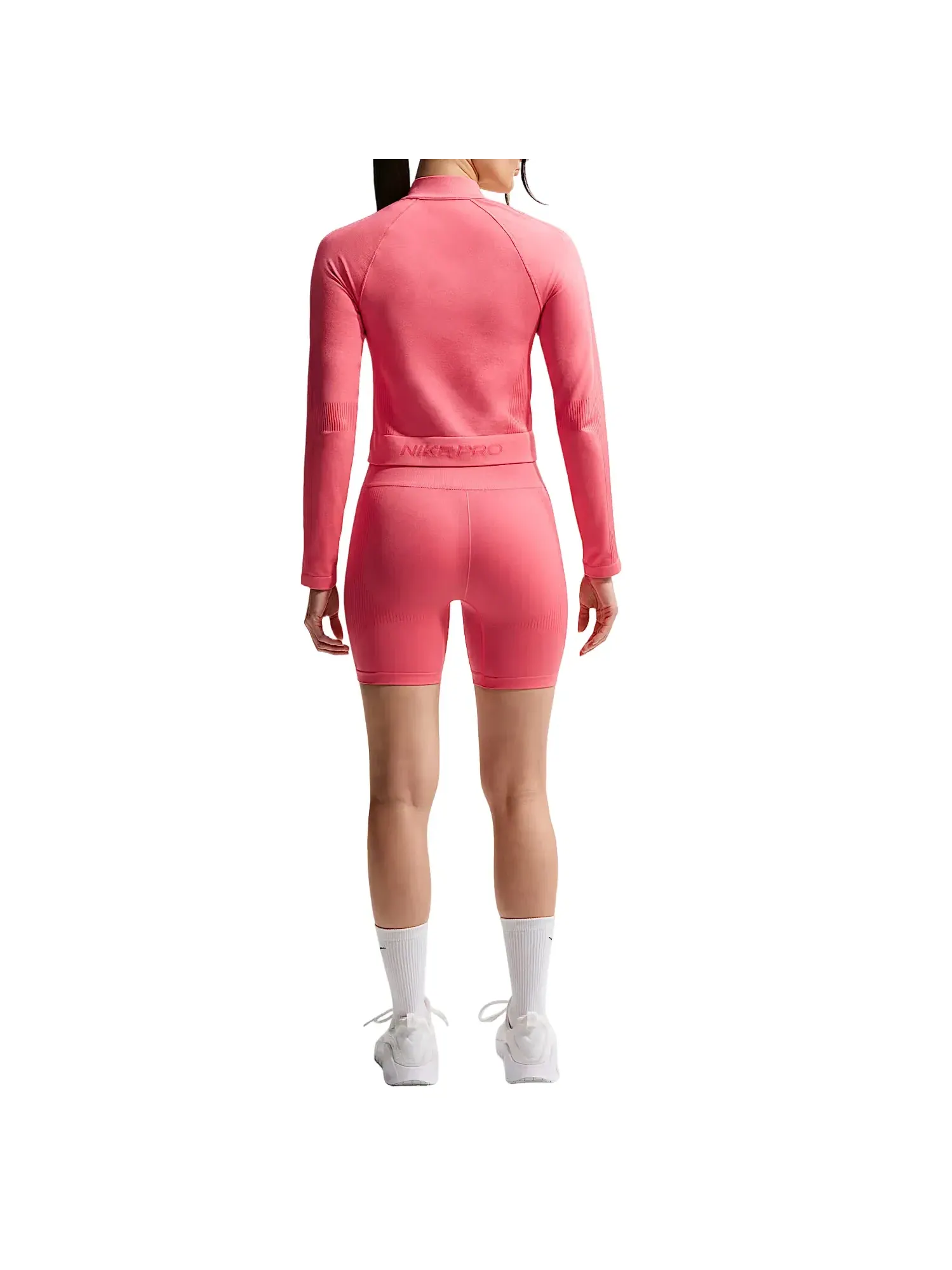 Велосипедные шорты Nike Pro Seamless Dri-Fit с высокой талией, длина 5 дюймов — 2